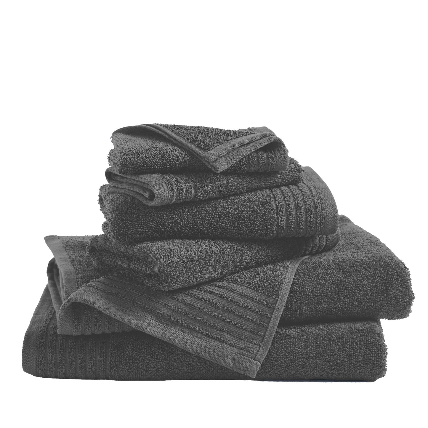 6 Piece Set Cotton Bath Towels - Kasper Collection