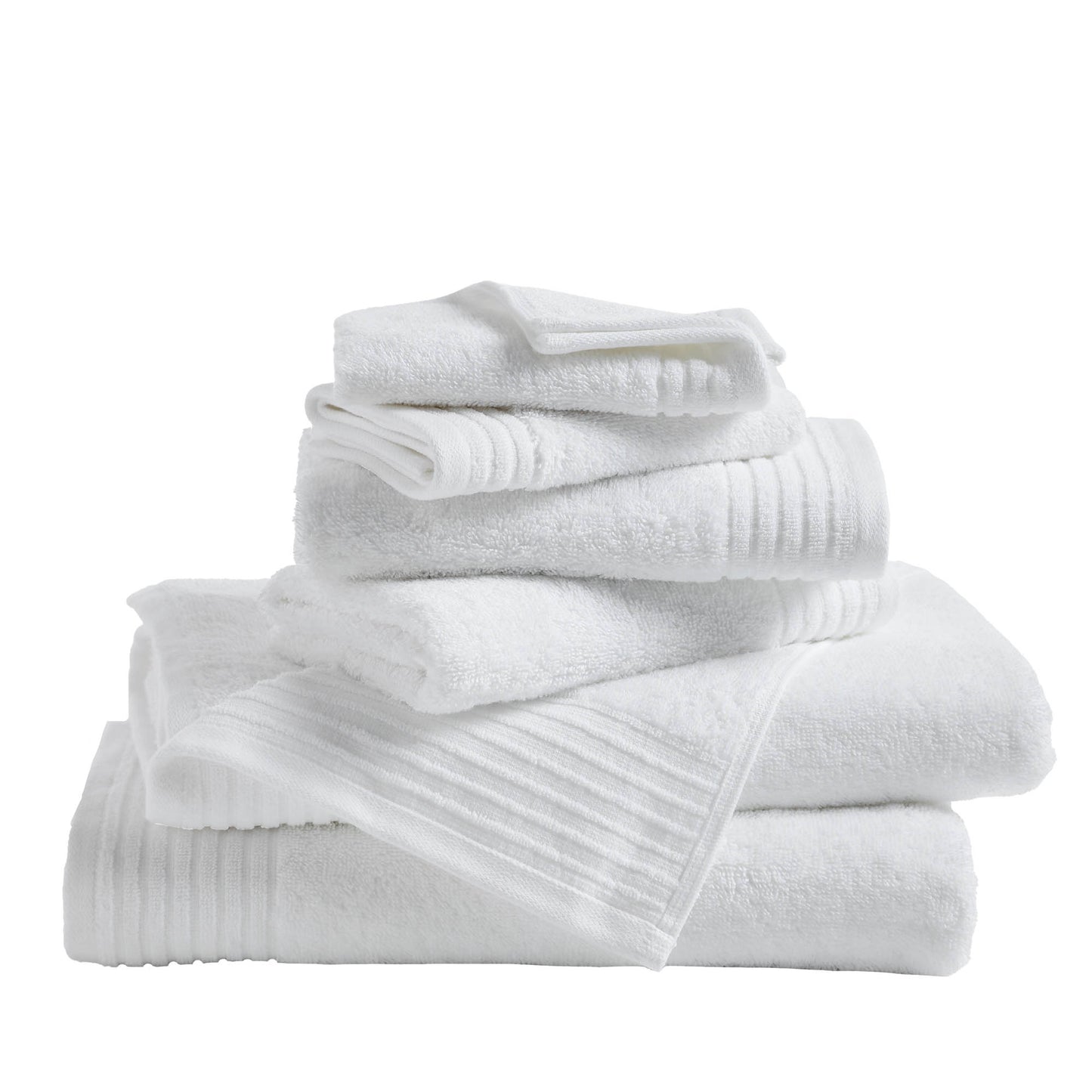 6 Piece Set Cotton Bath Towels - Kasper Collection