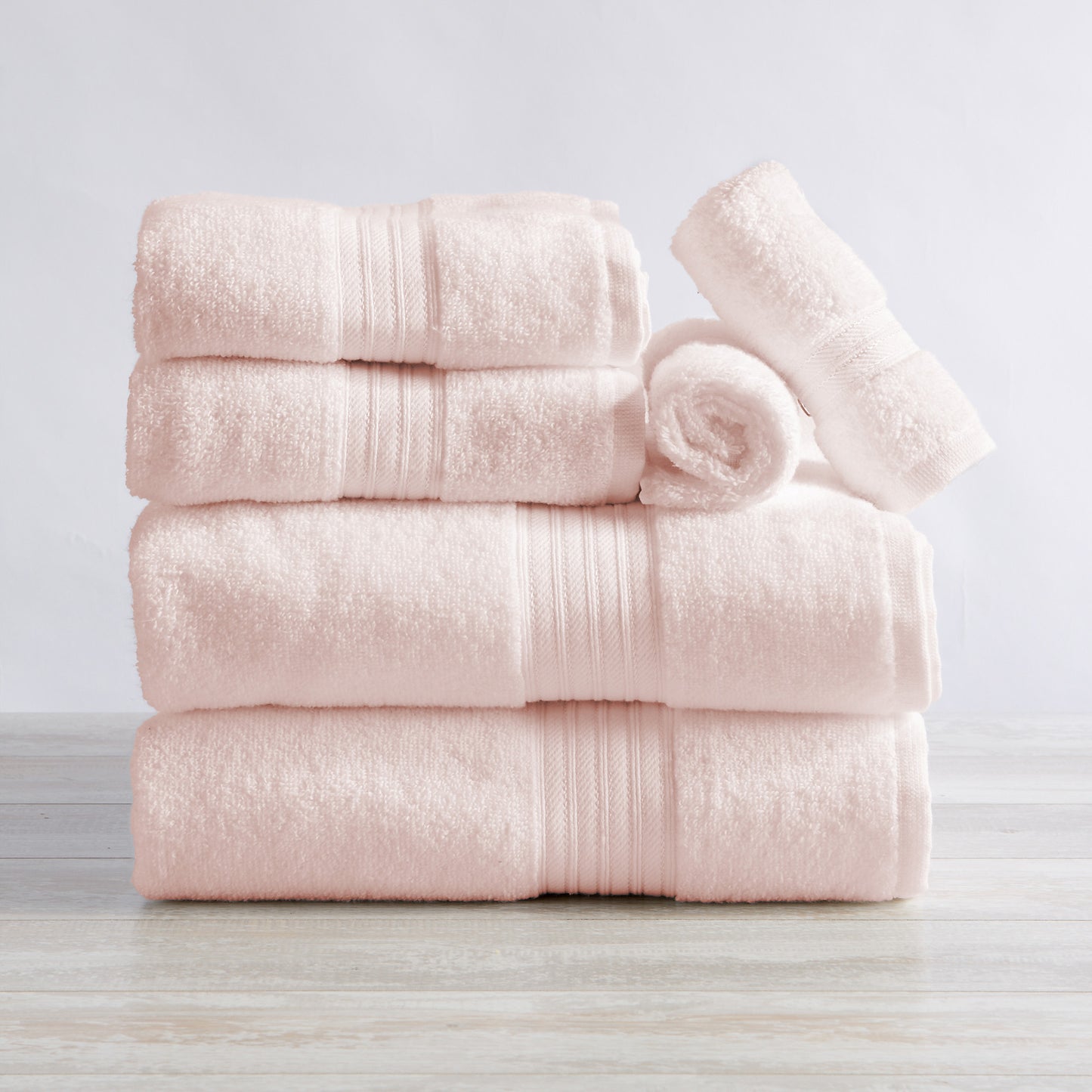 6-Piece Cotton Bath Towel Set - Cooper Collection