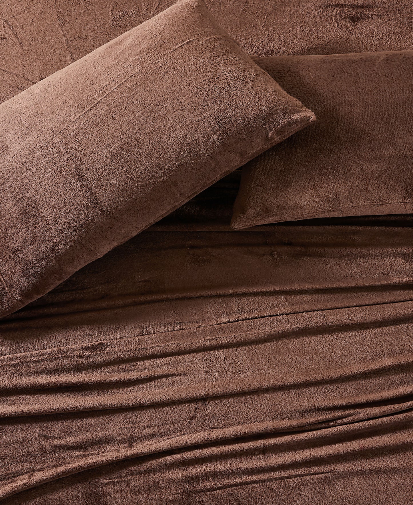 4-Piece Solid Plush Sheet - Velvet Luxe Collection