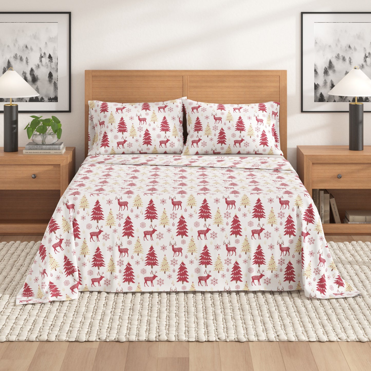 100% Turkish Cotton Flannel Sheet Sets - Boulder Collection