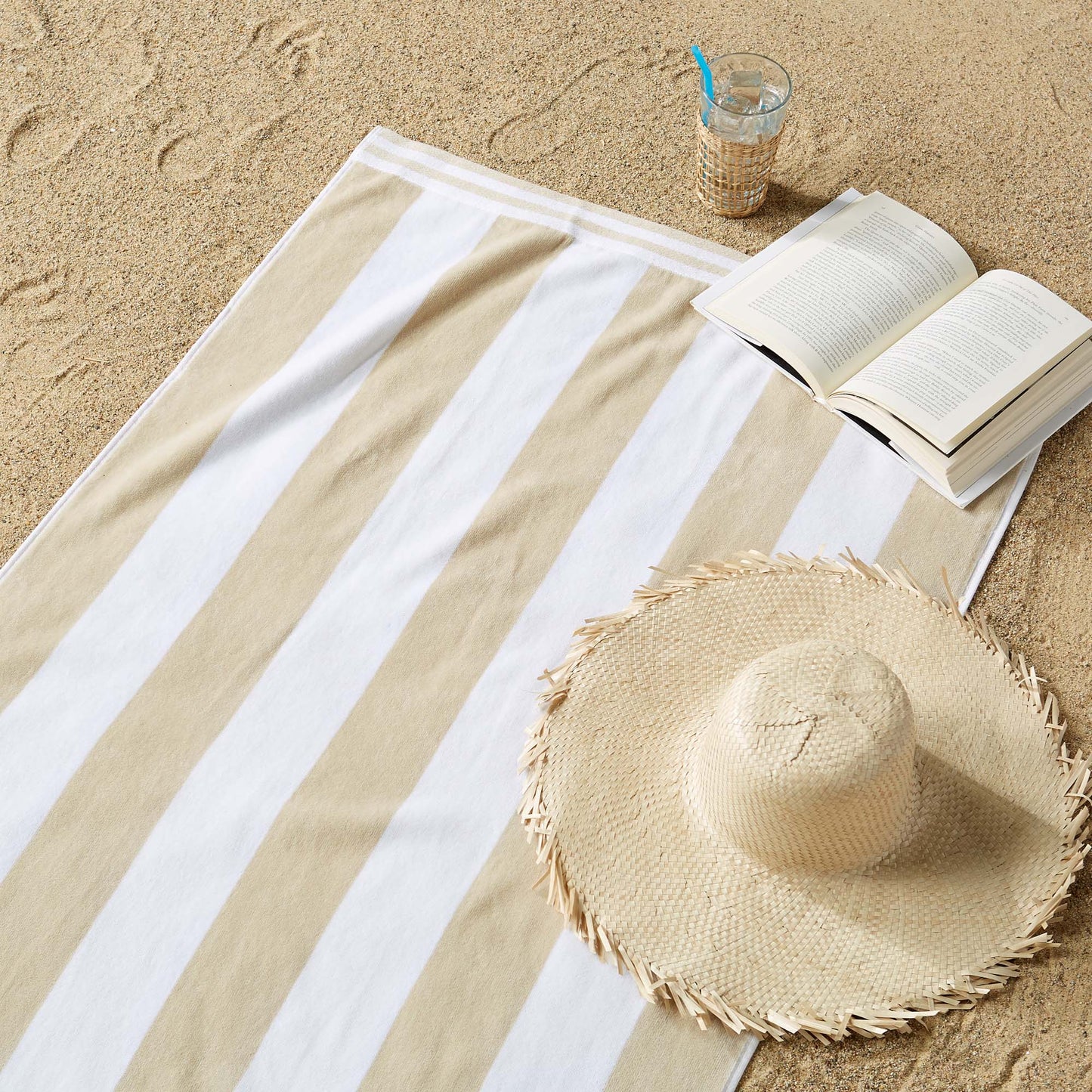 Striped Cabana Beach Towel - Edgartown Collection