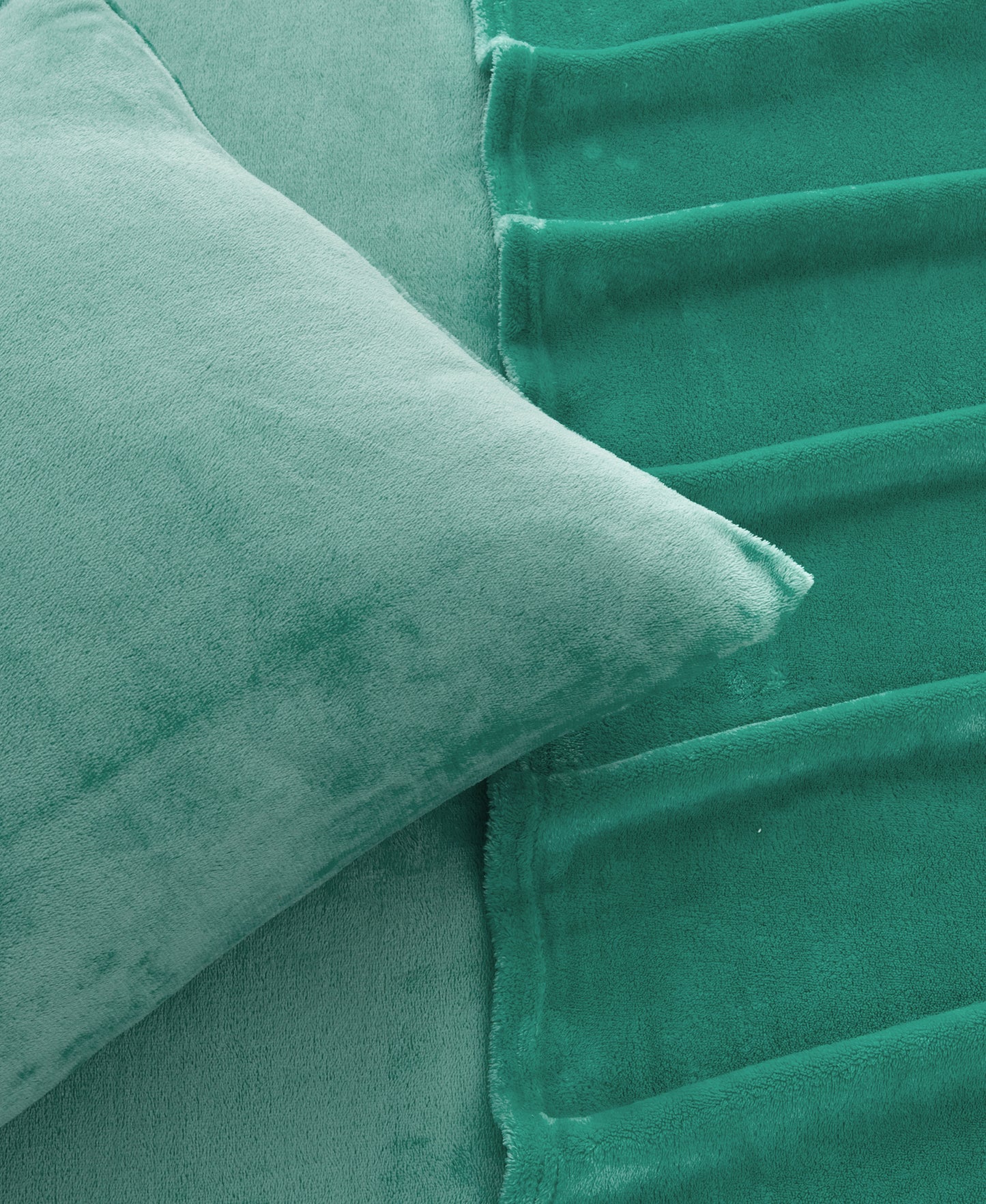 4-Piece Solid Plush Sheet - Velvet Luxe Collection