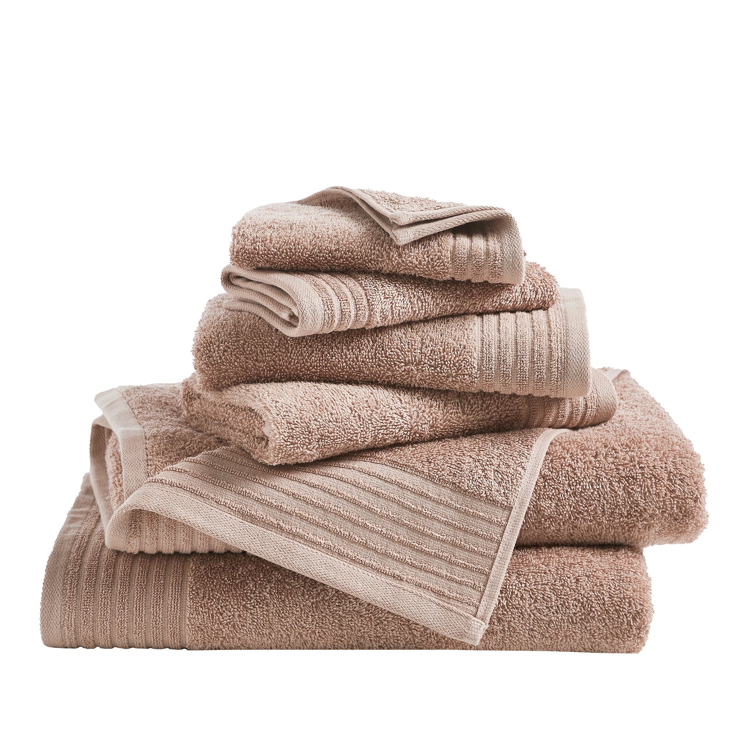 6 Piece Set Cotton Bath Towels - Kasper Collection