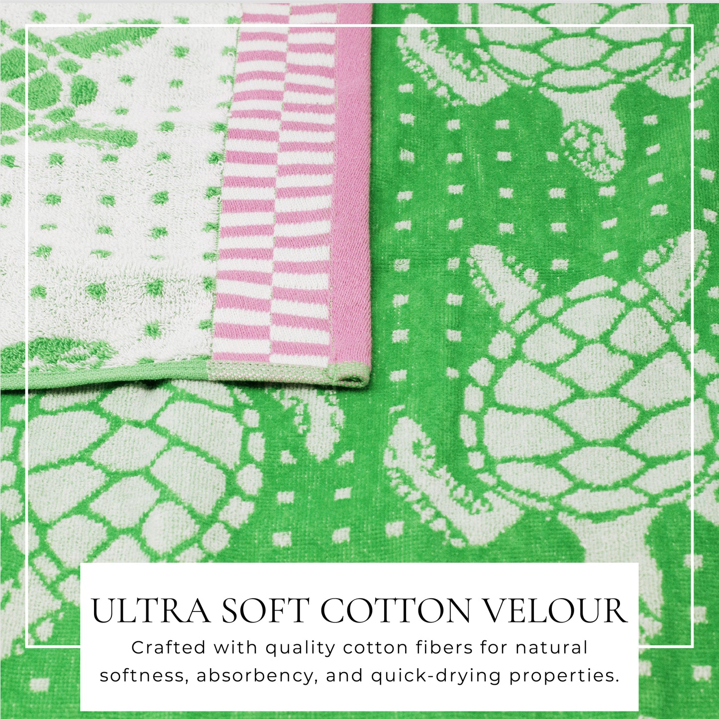 Cotton Velour Beach Towel - Maui Collection