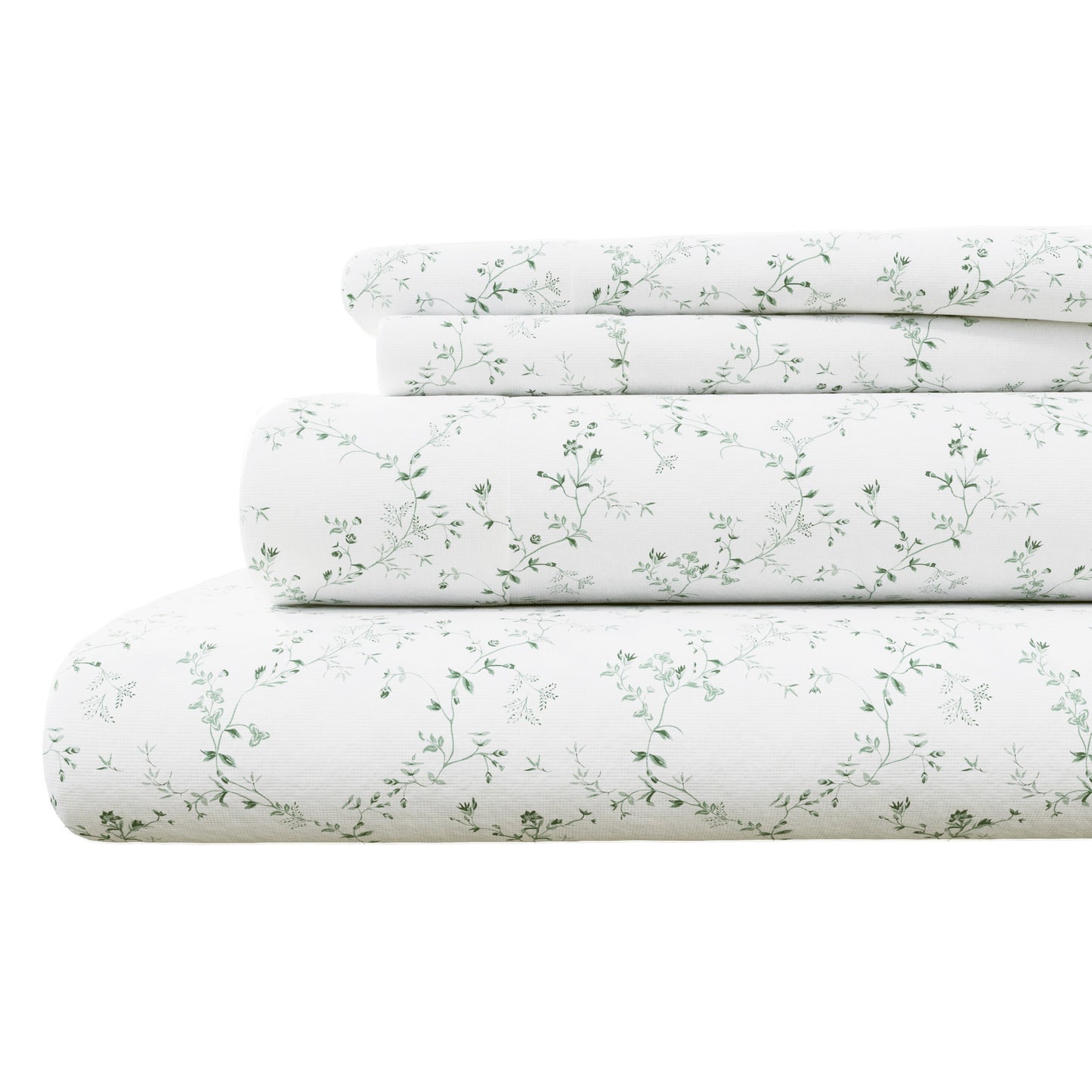 Turkish Cotton Flannel Sheet Set - Winter Floral Collection