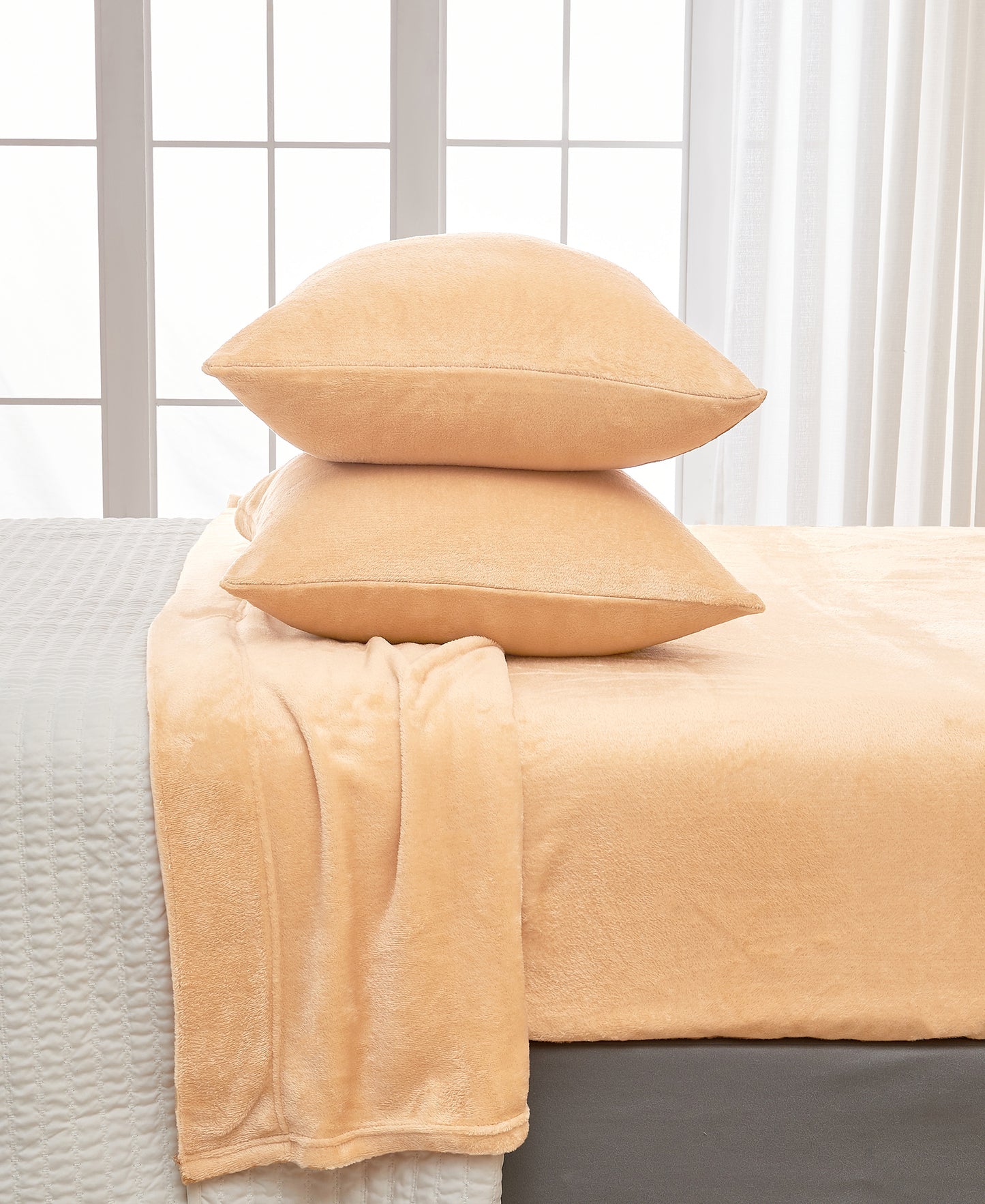 4-Piece Solid Jewel-Toned Plush Sheet - Velvet Luxe Collection