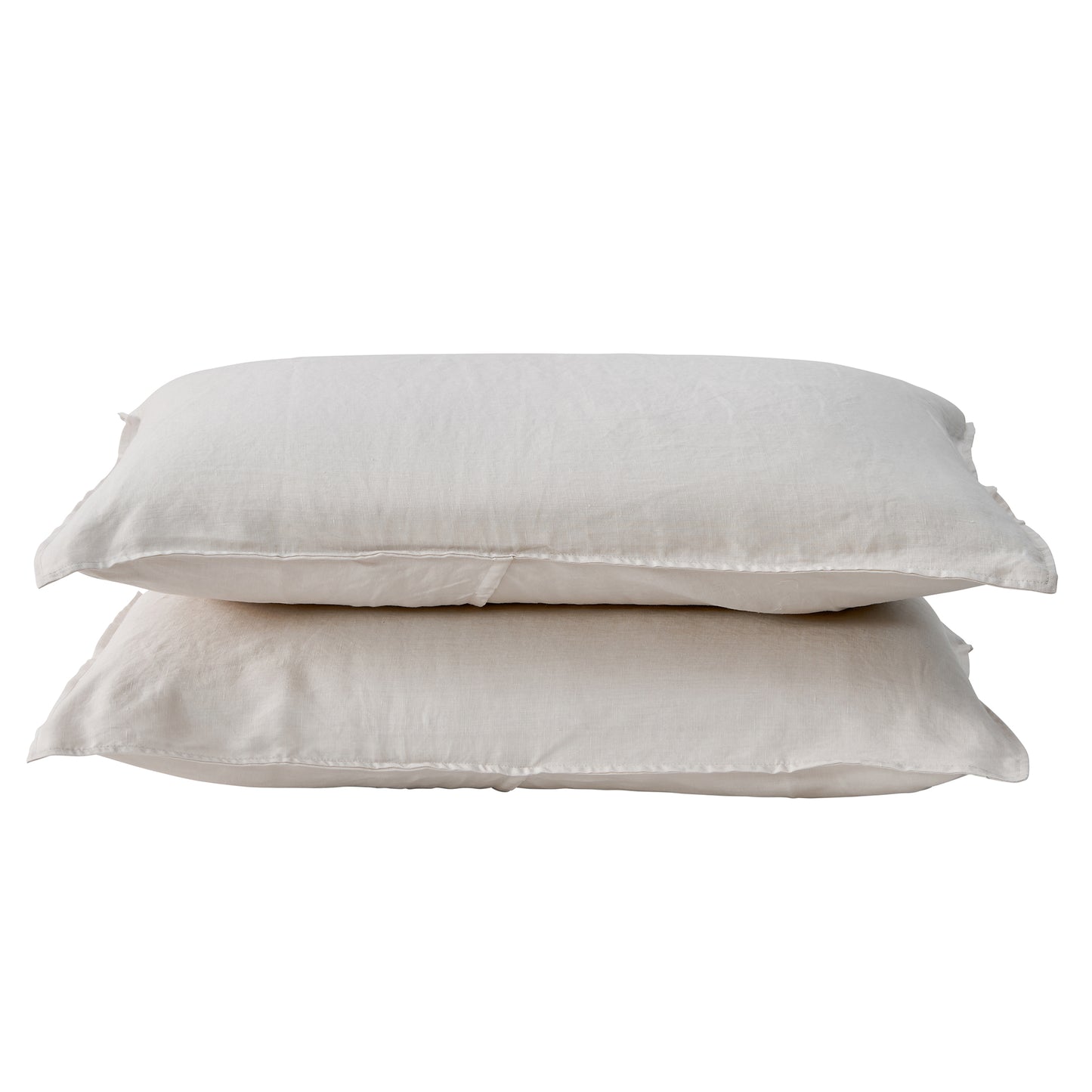 100% European Flax Linen Pillowcase Sham Set