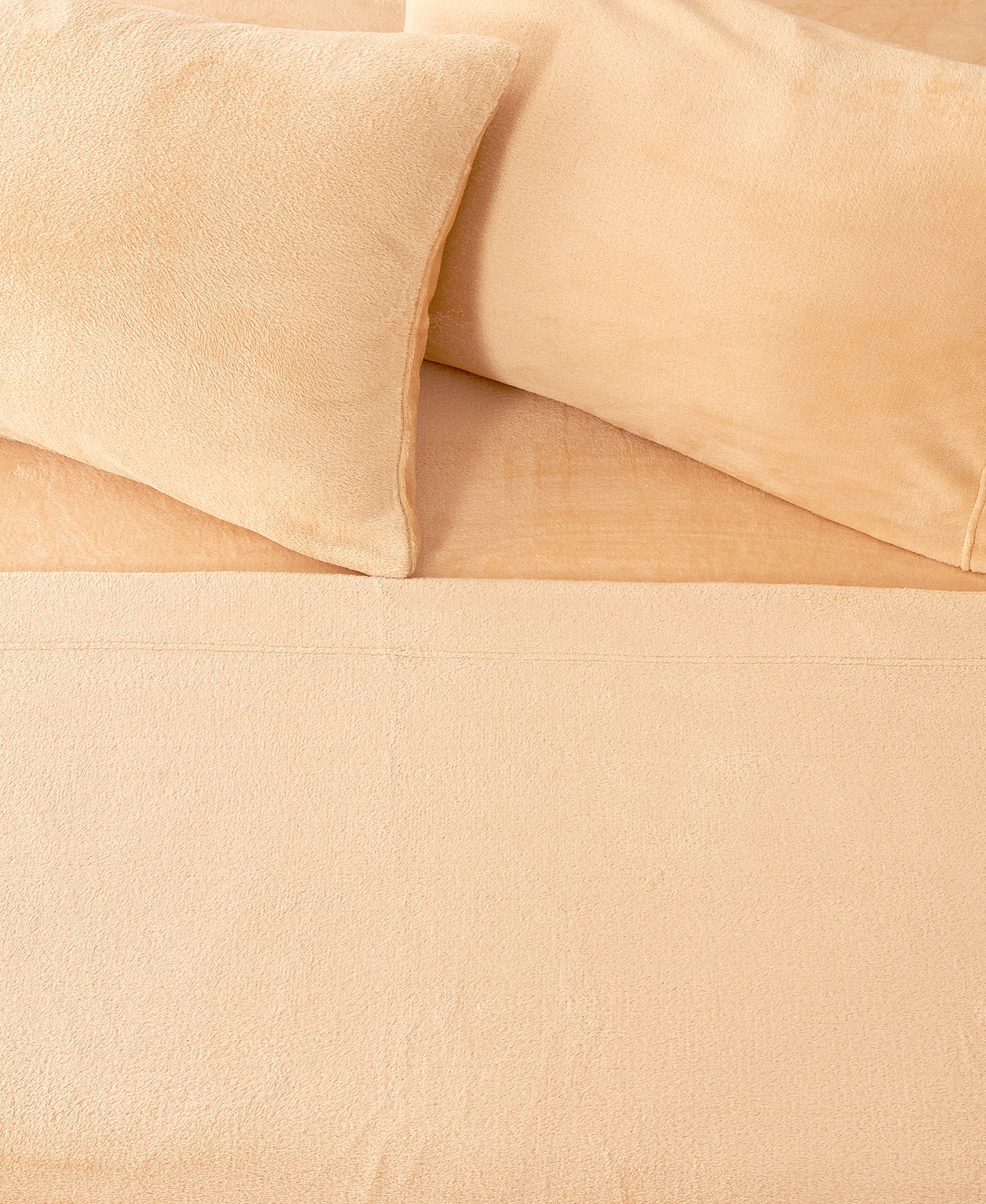4-Piece Solid Jewel-Toned Plush Sheet - Velvet Luxe Collection