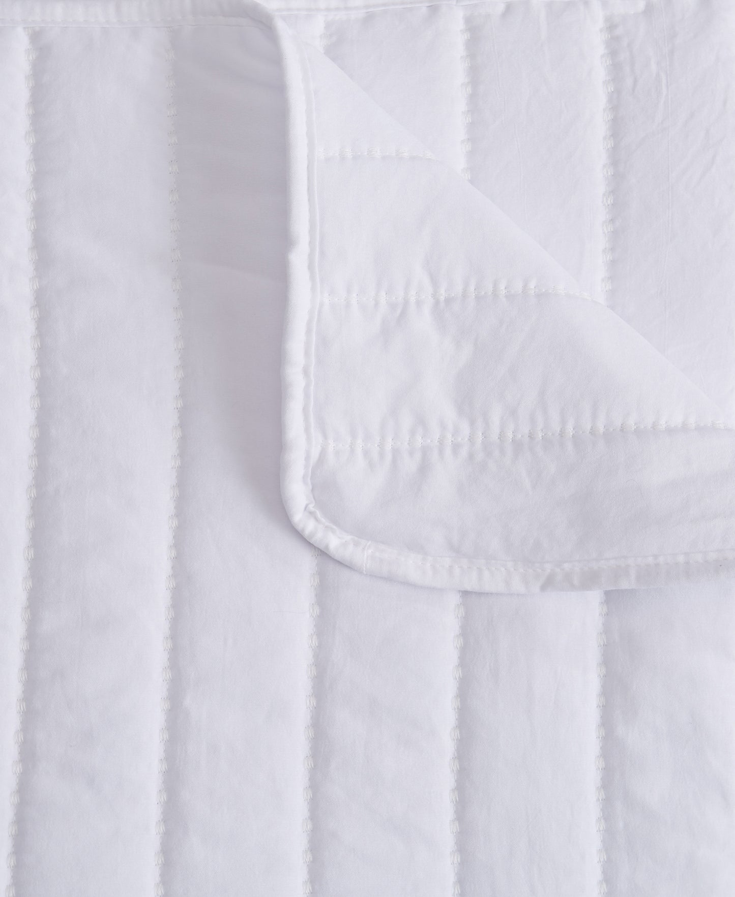 3-Piece Solid Striped Quilt - Virginia Collection