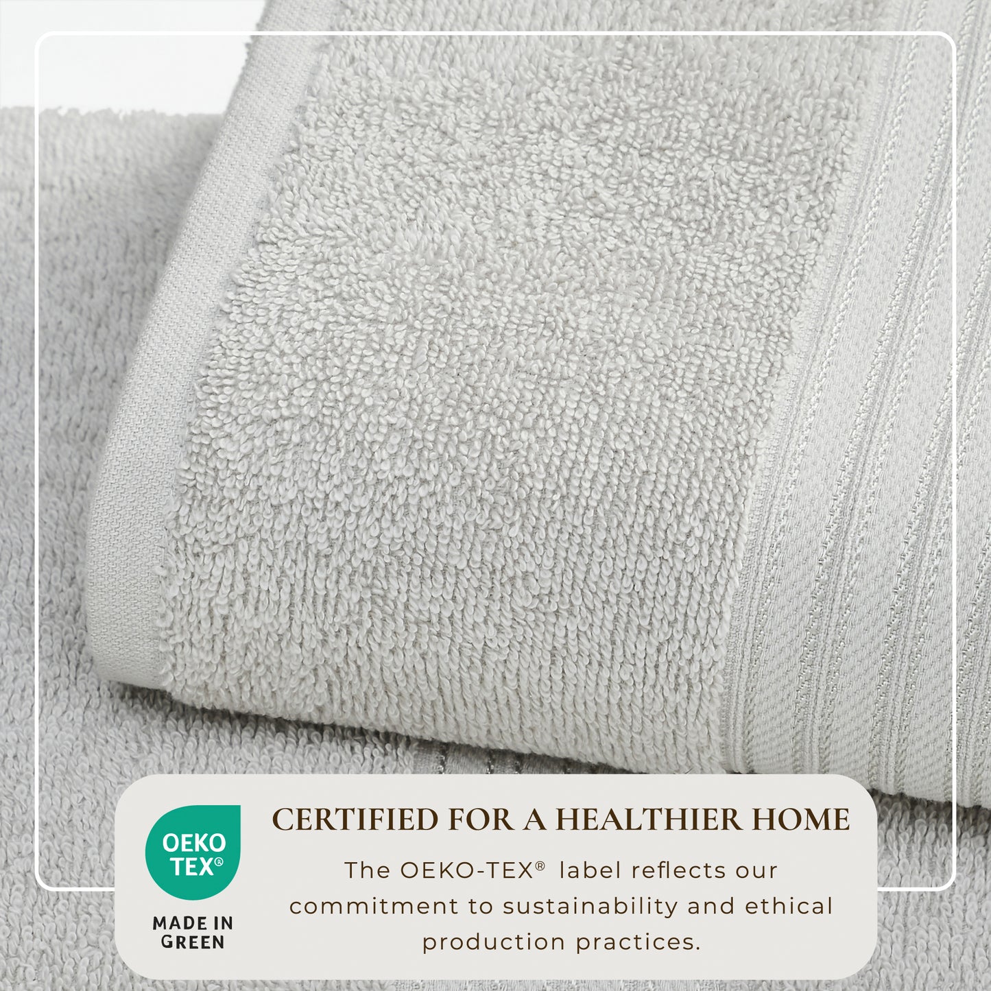 6-Piece Cotton Bath Towel Set - Cooper Collection