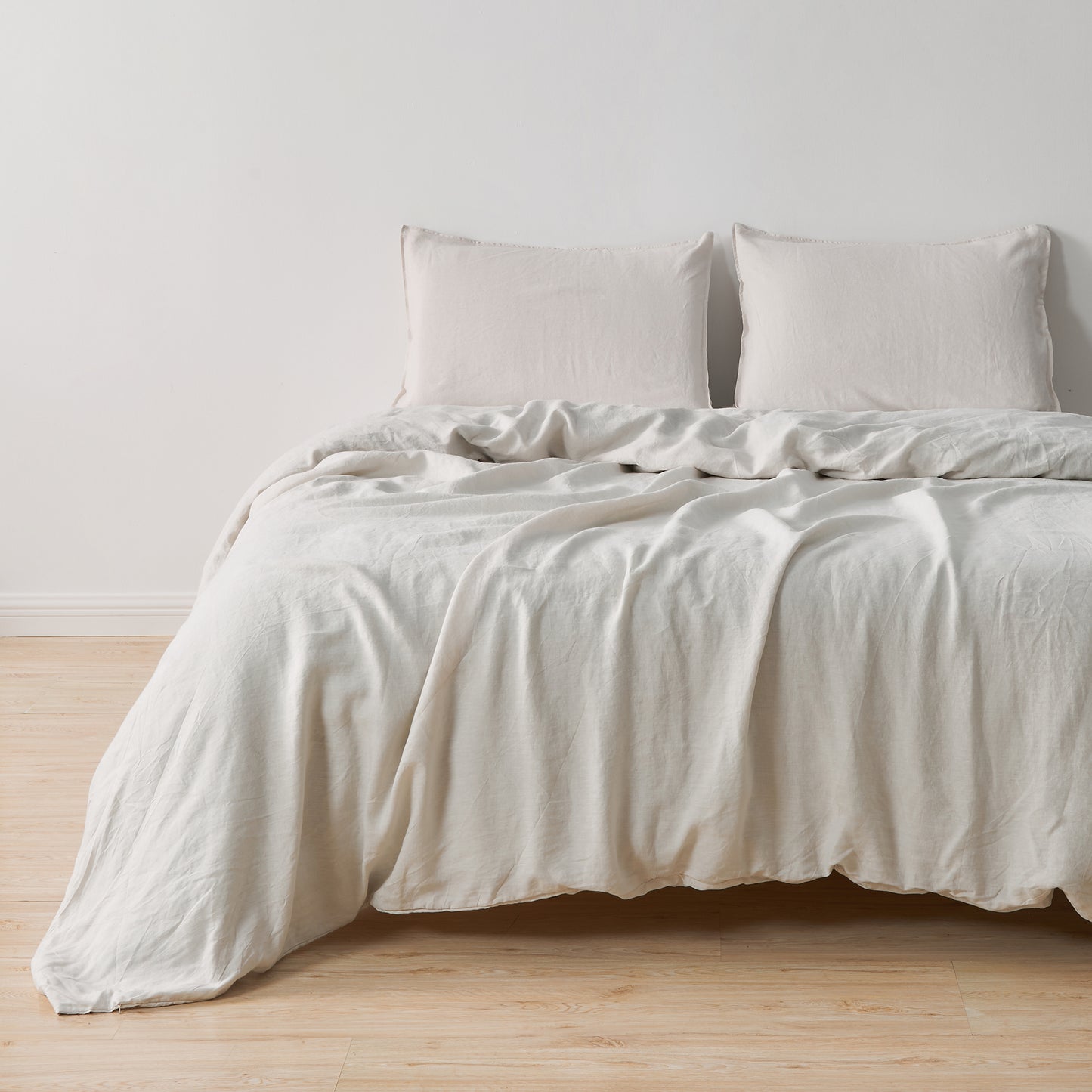 100% European Flax Linen Pillowcase Sham Set