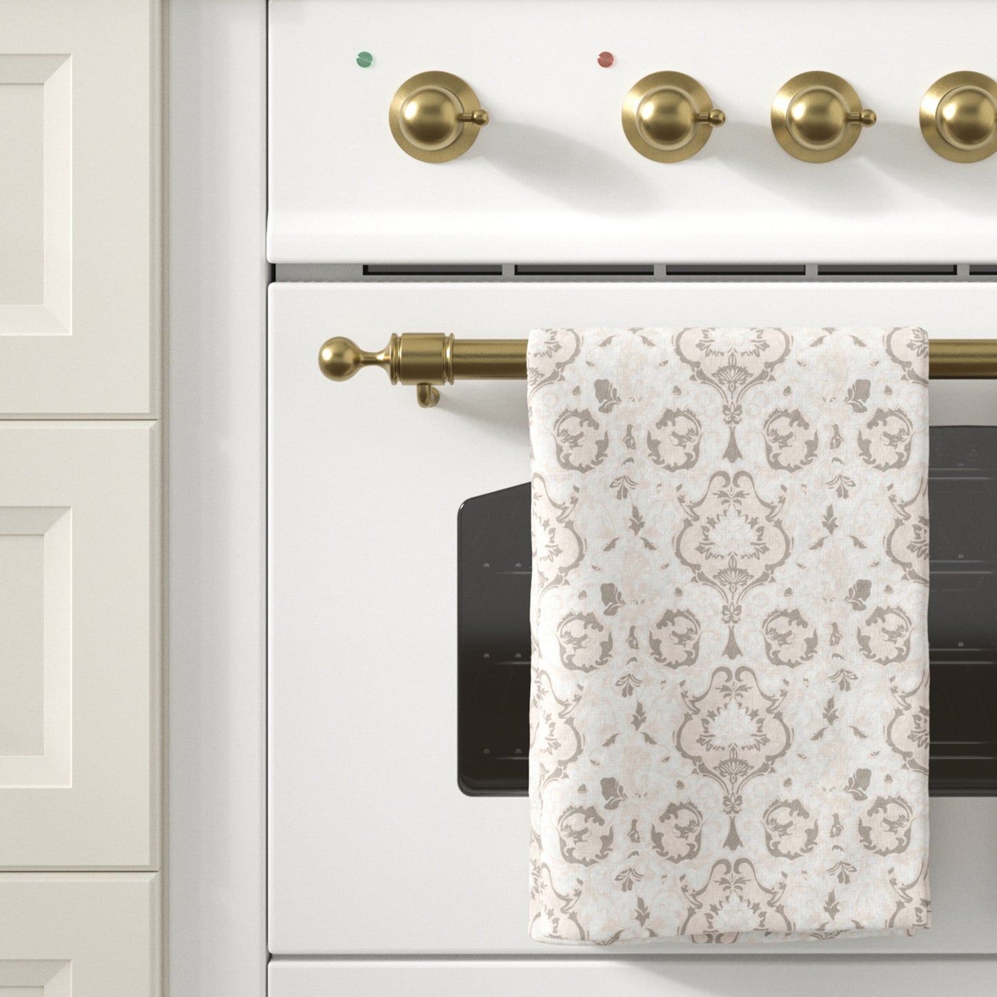 100% Cotton Floral Kitchen Dish Towel Set (Set of 6)