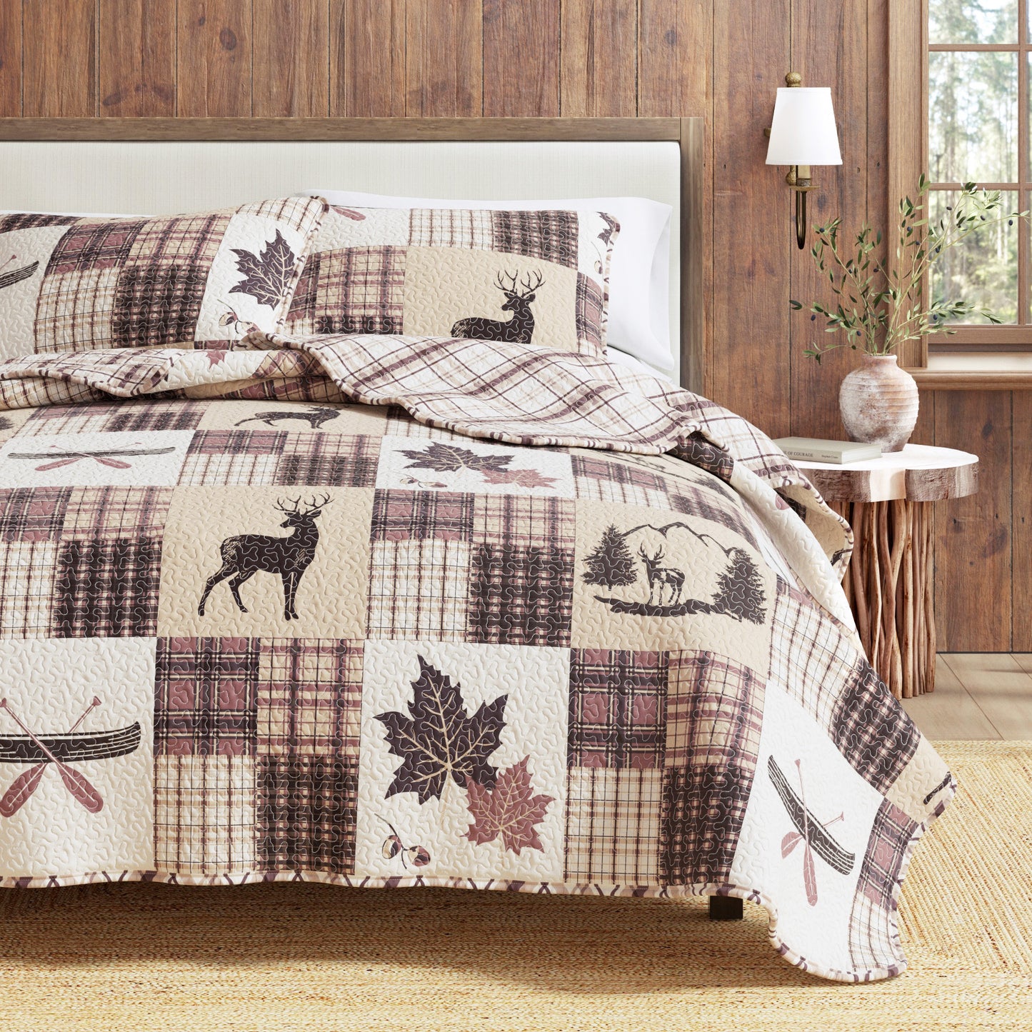 Redwood Lodge 3 Piece Quilt Set