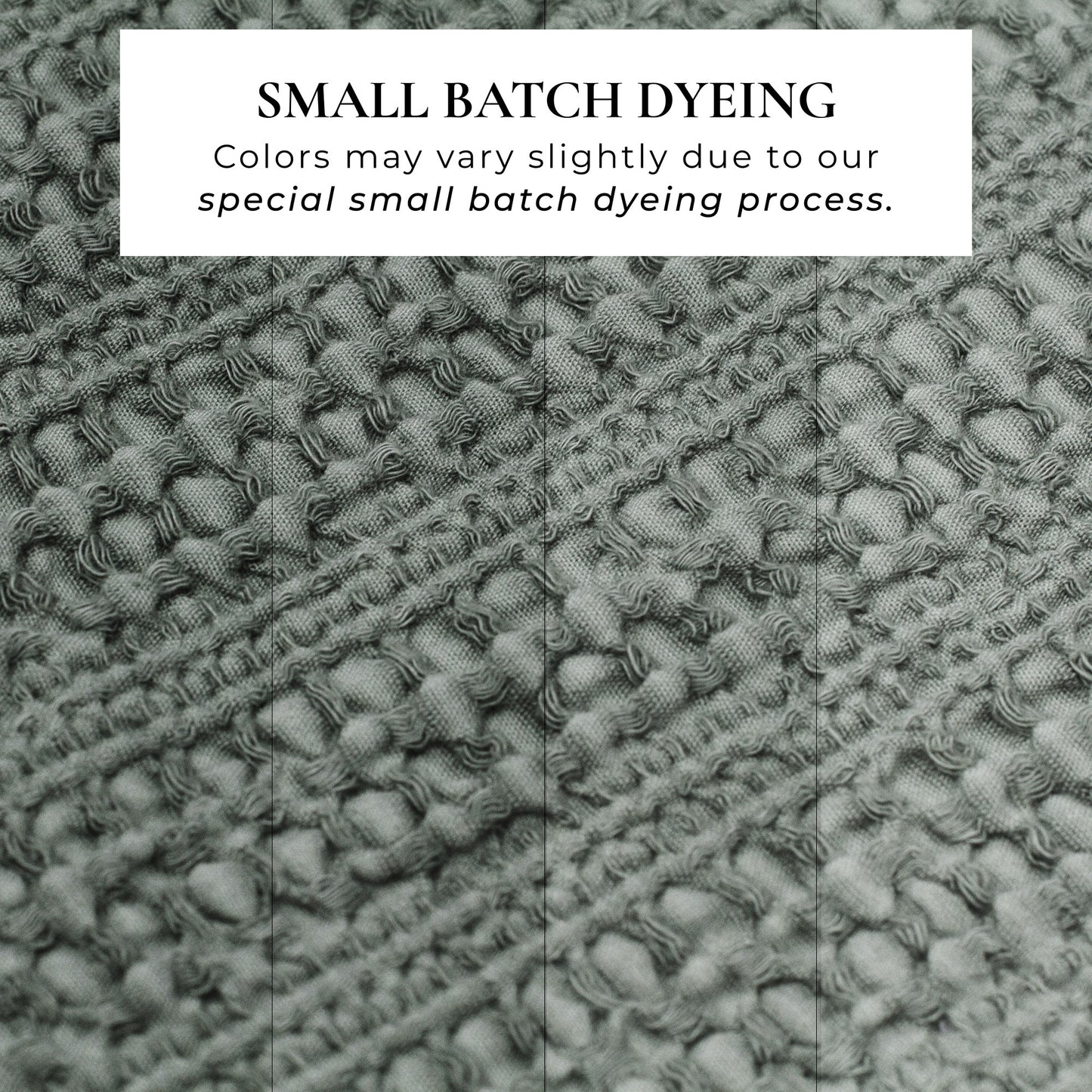 100% Cotton Honeycomb Waffle Textured Duvet Cover with Pillow Shams