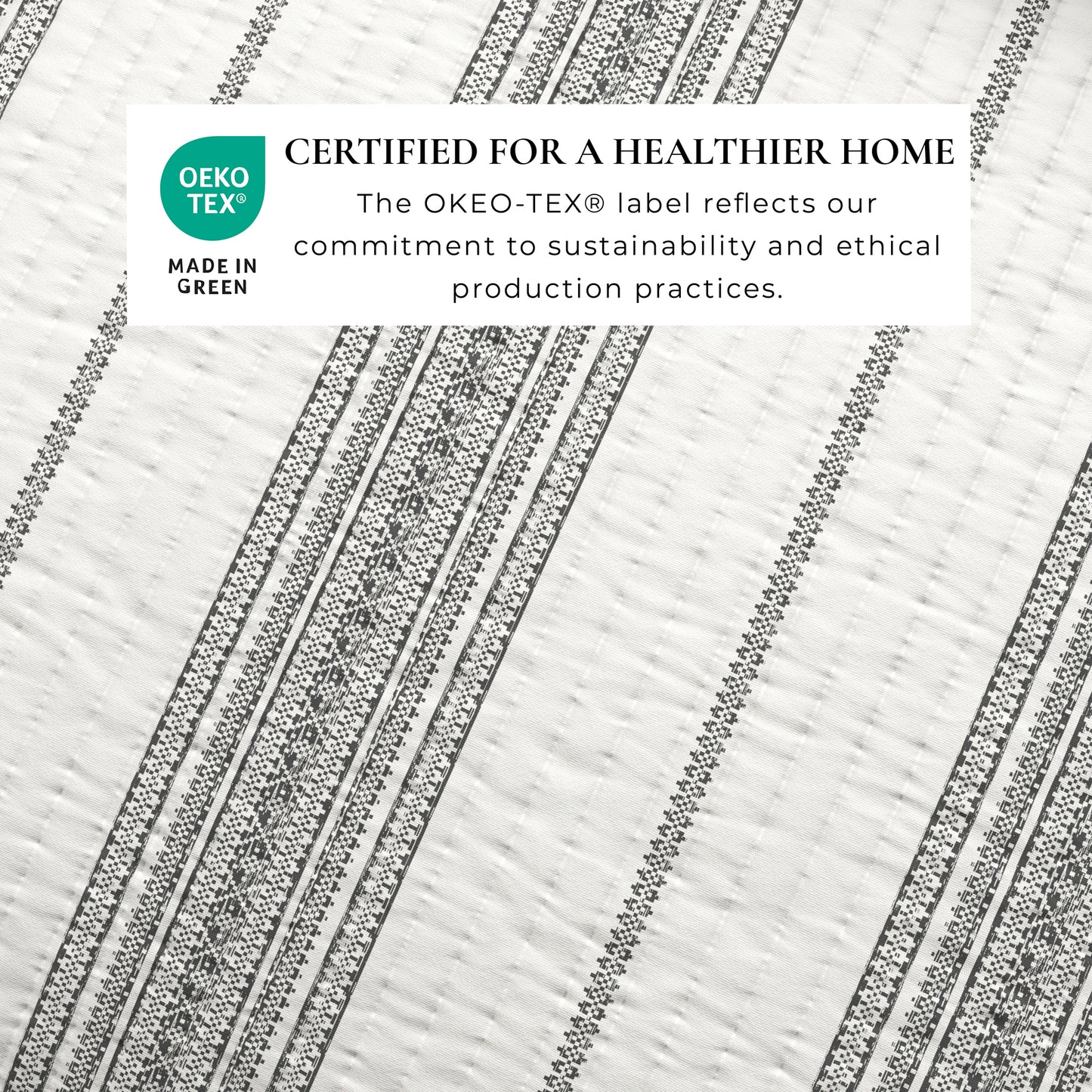 3-Piece Stripe Quilt - Wesley Collection