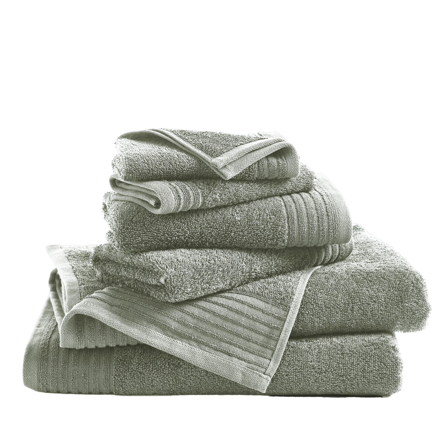 6 Piece Set Cotton Bath Towels - Kasper Collection