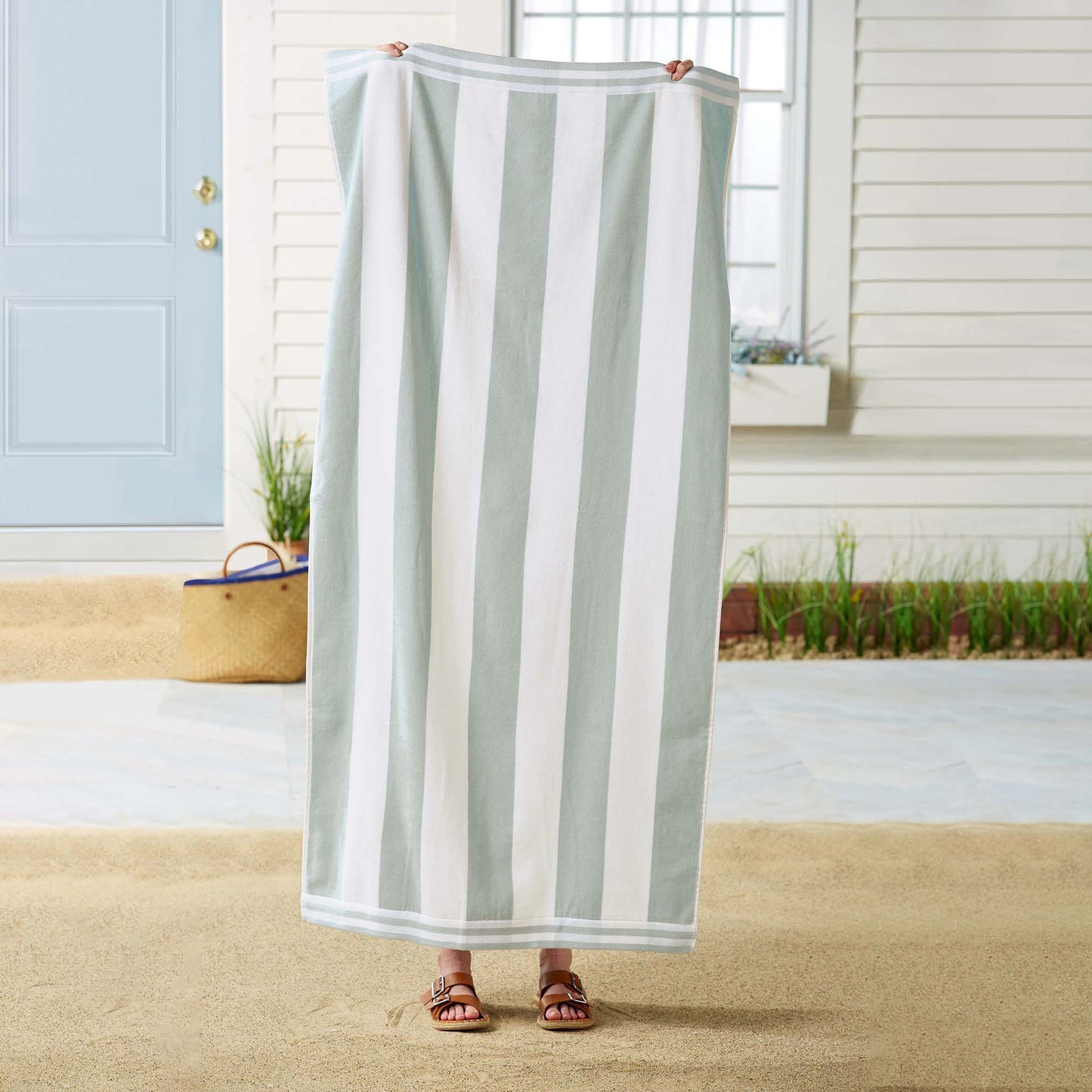 Striped Cabana Beach Towel - Edgartown Collection