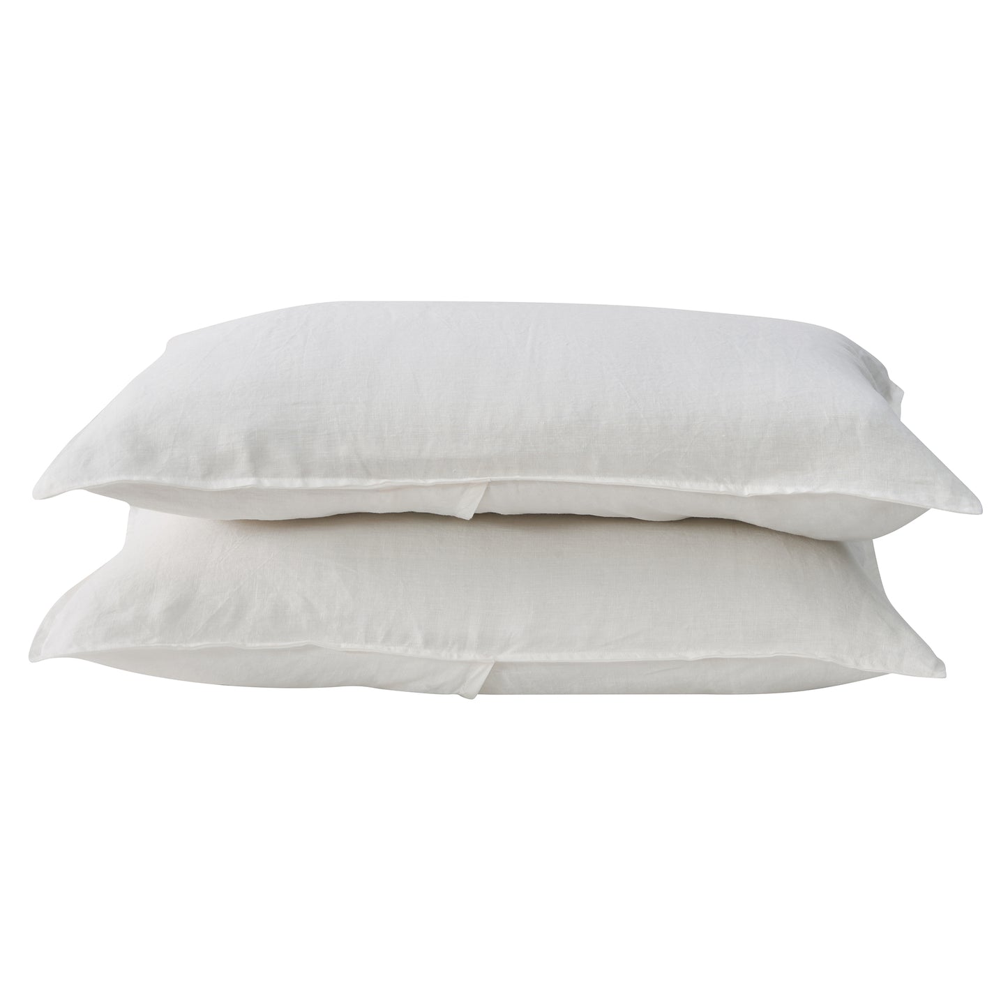 100% European Flax Linen Pillowcase Sham Set