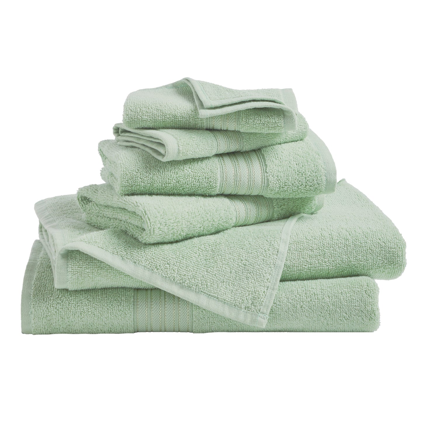 6-Piece Cotton Bath Towel Set - Cooper Collection