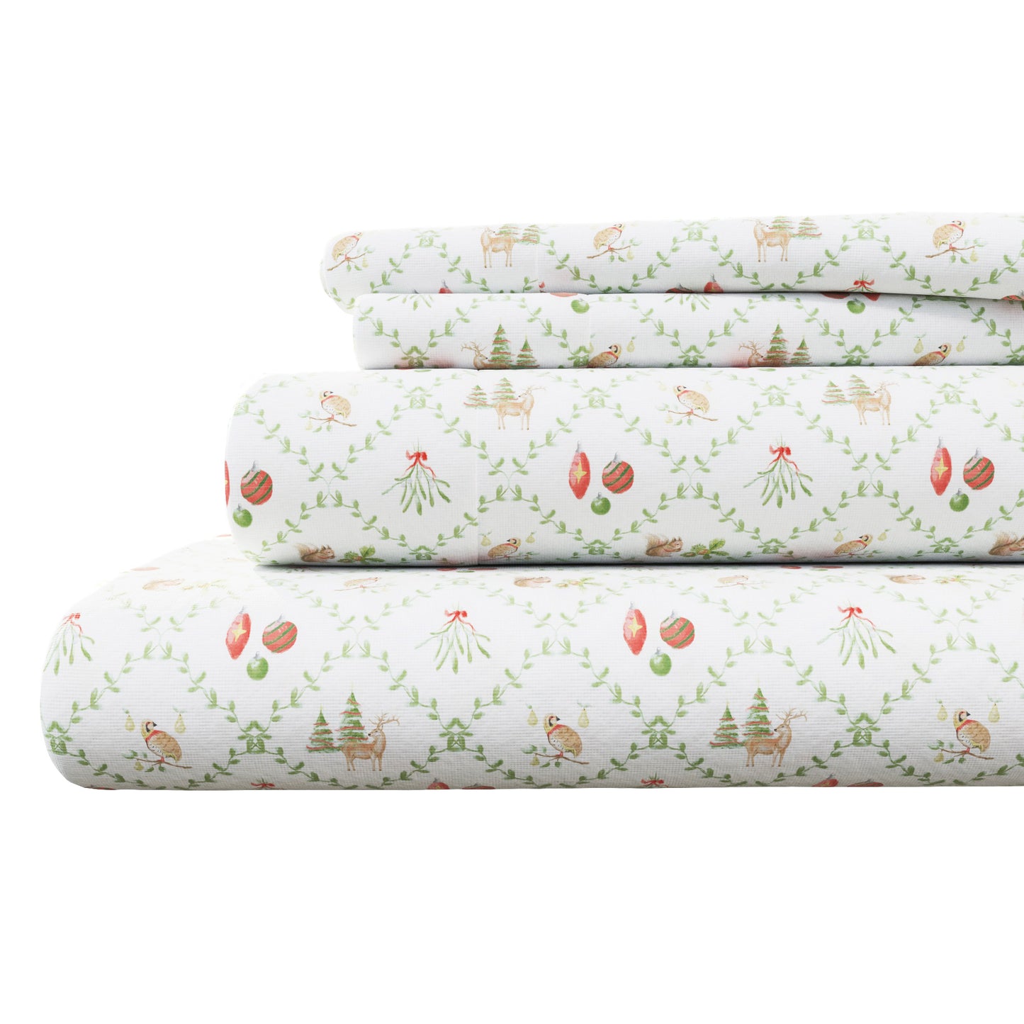 Turkish Cotton Flannel Sheet Set - Elevated Holiday Collection