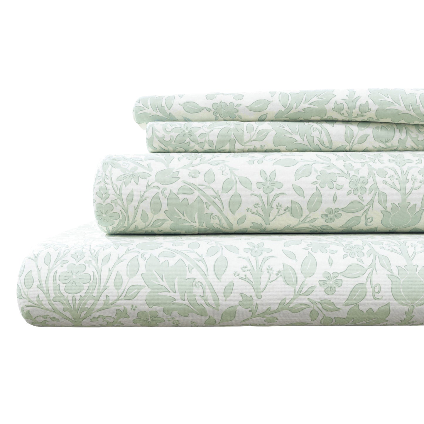 Turkish Cotton Flannel Sheet Set - Winter Floral Collection