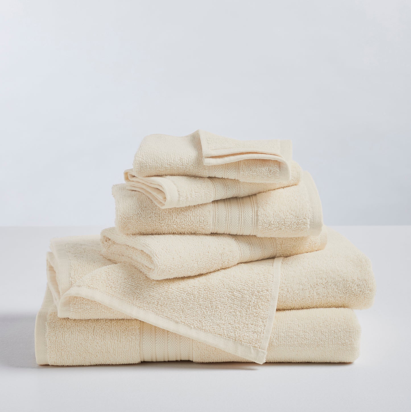 6-Piece Cotton Bath Towel Set - Cooper Collection