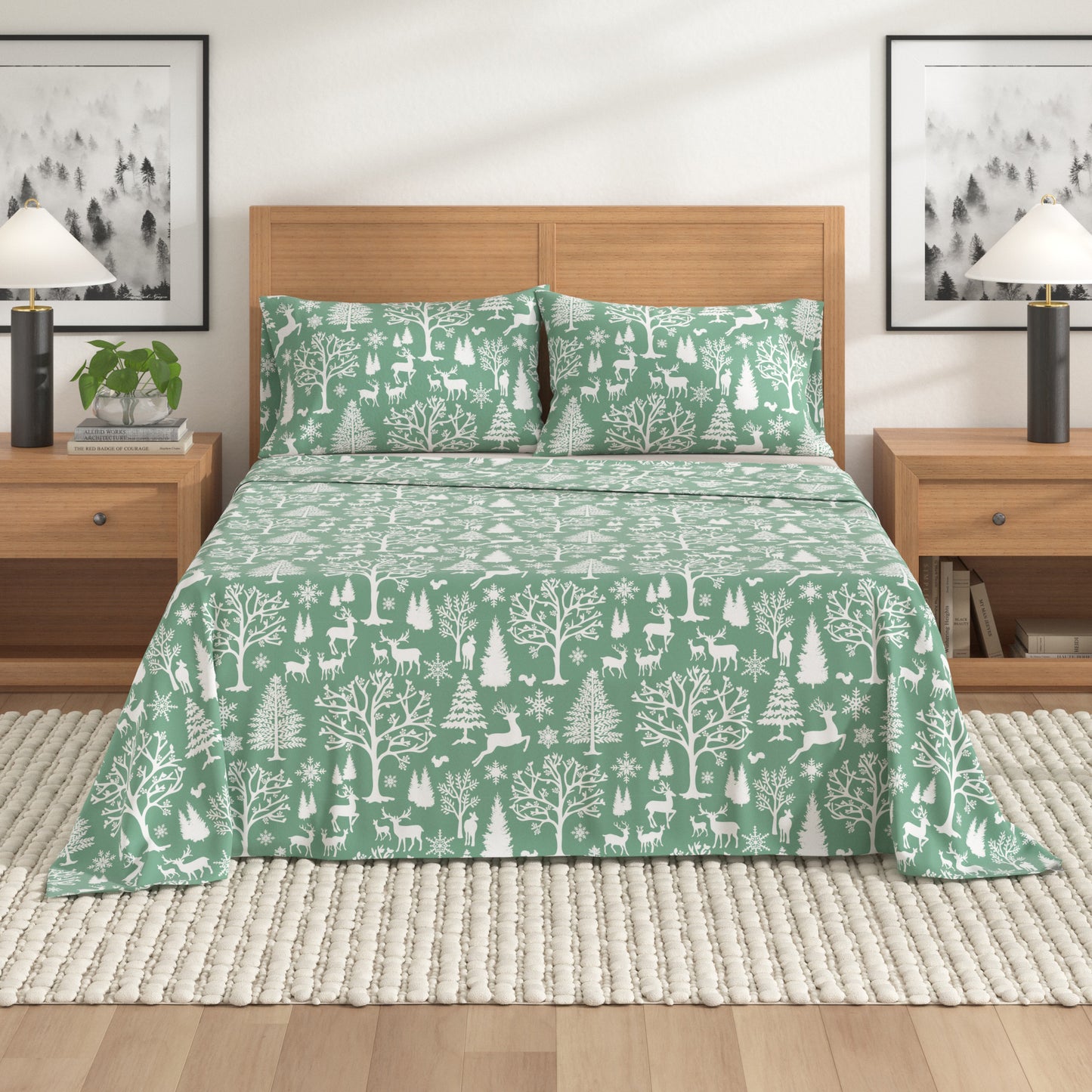 4-Piece Turkish Cotton Flannel Sheet - Lakeview Collection