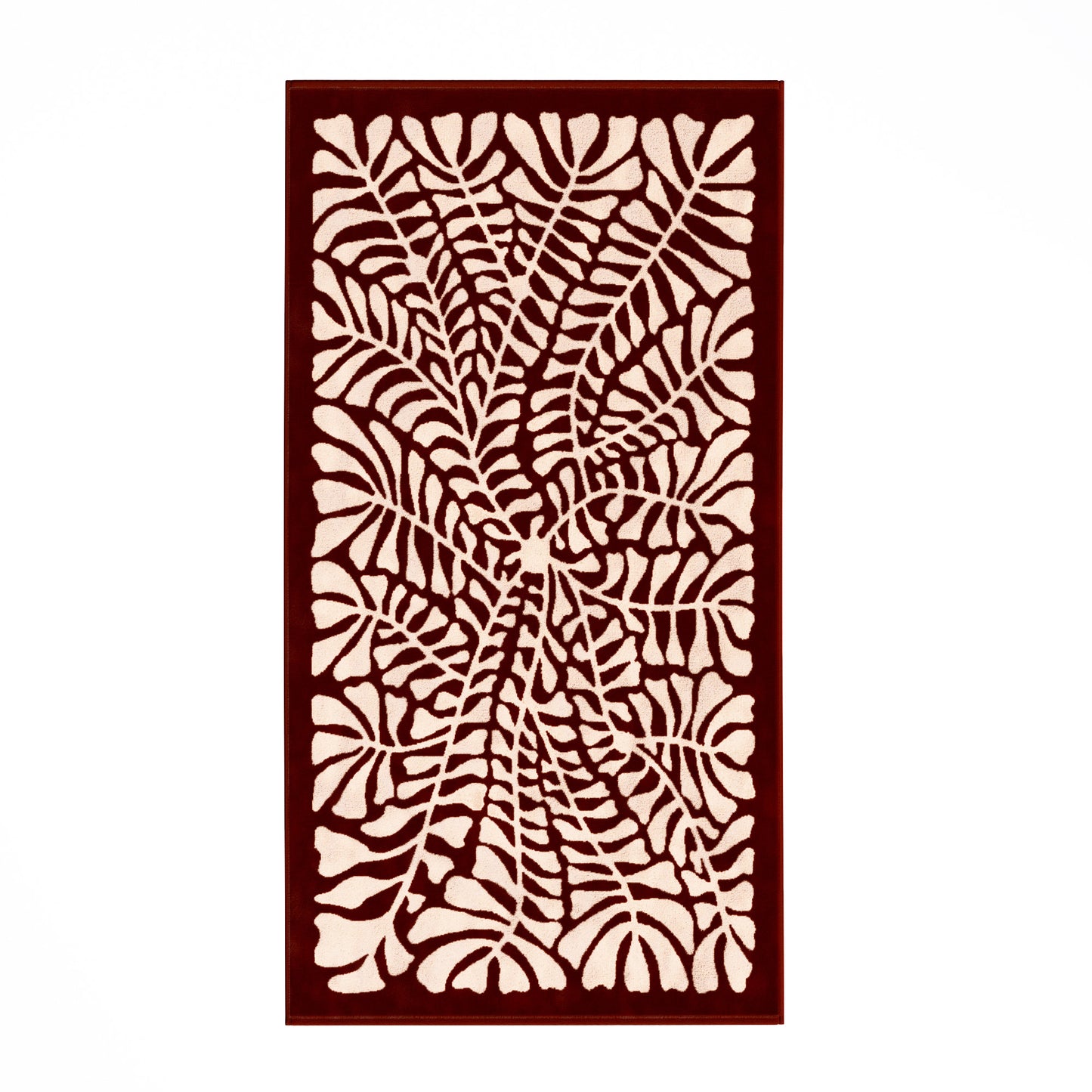 Oversized Retro Printed Beach Towel - St. Barts Collection