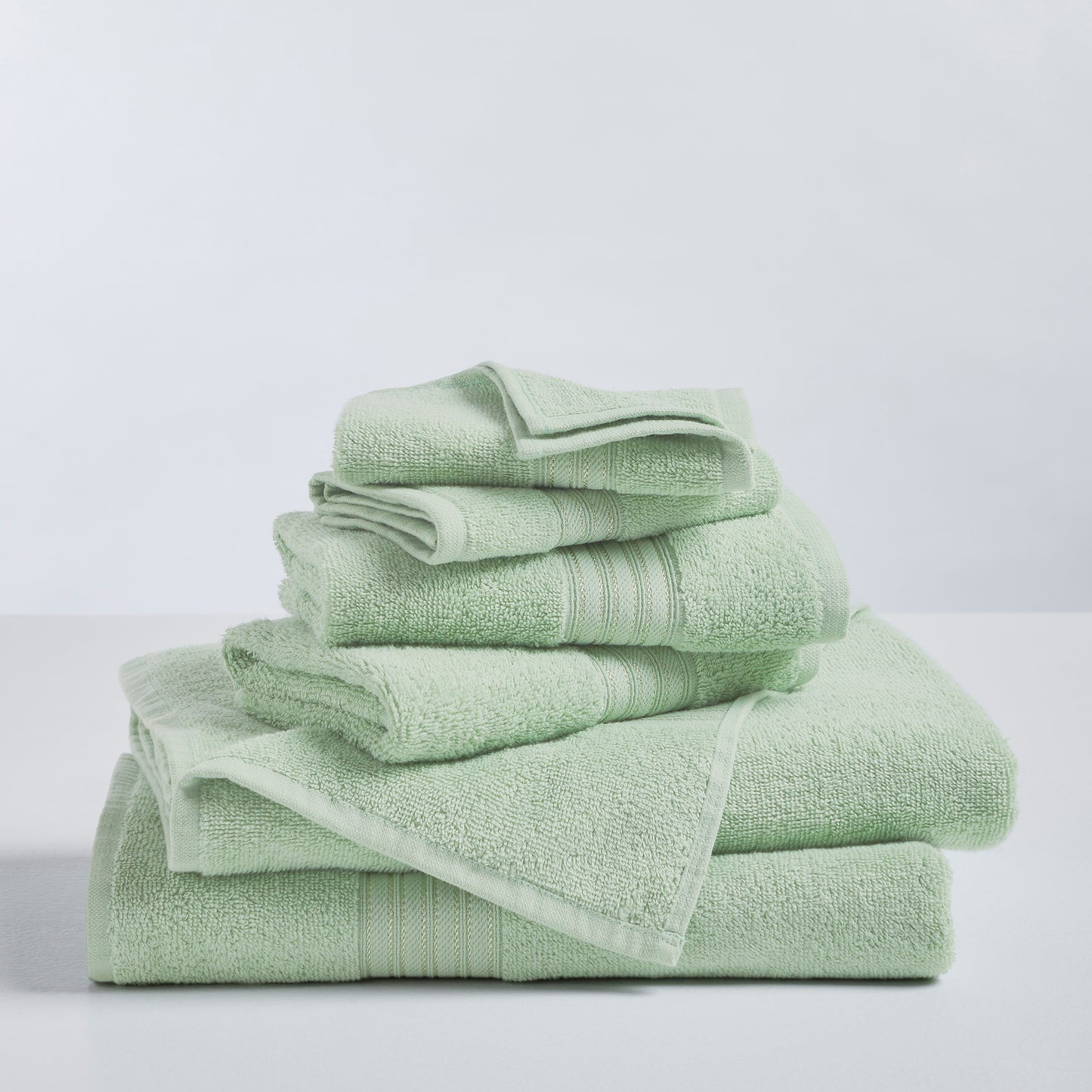 6-Piece Cotton Bath Towel Set - Cooper Collection