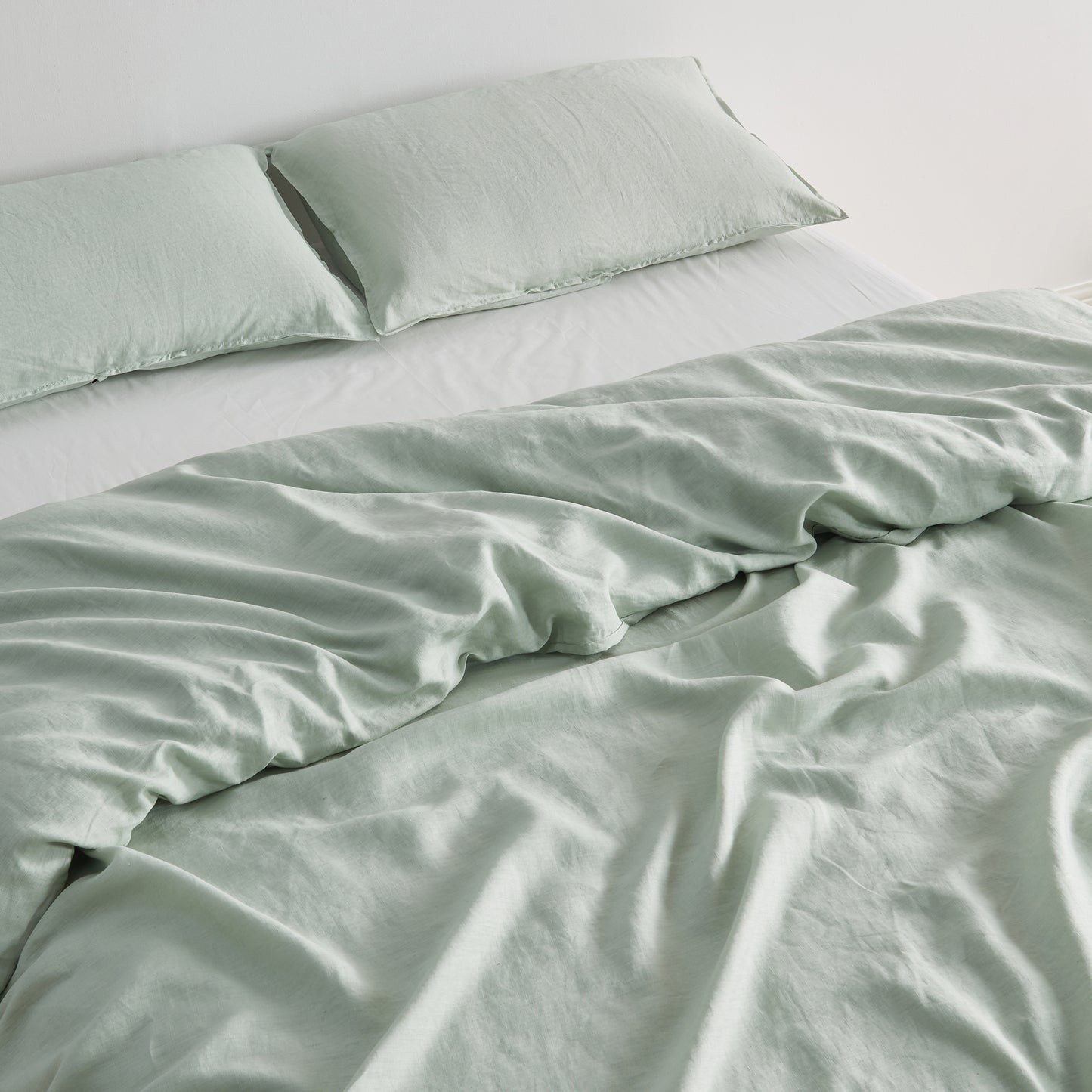 100% European Flax Linen Pillowcase Sham Set