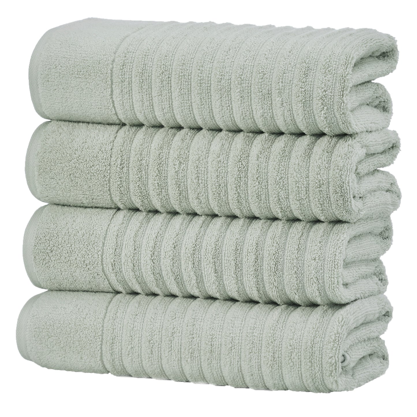 4 Pack Combed Cotton Bath Towels - Karina Collection