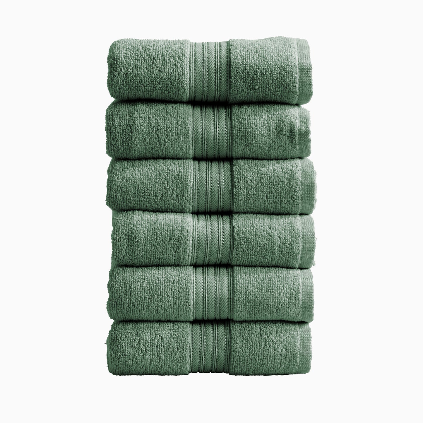 6 Pack Cotton Hand Towels - Cooper Collection