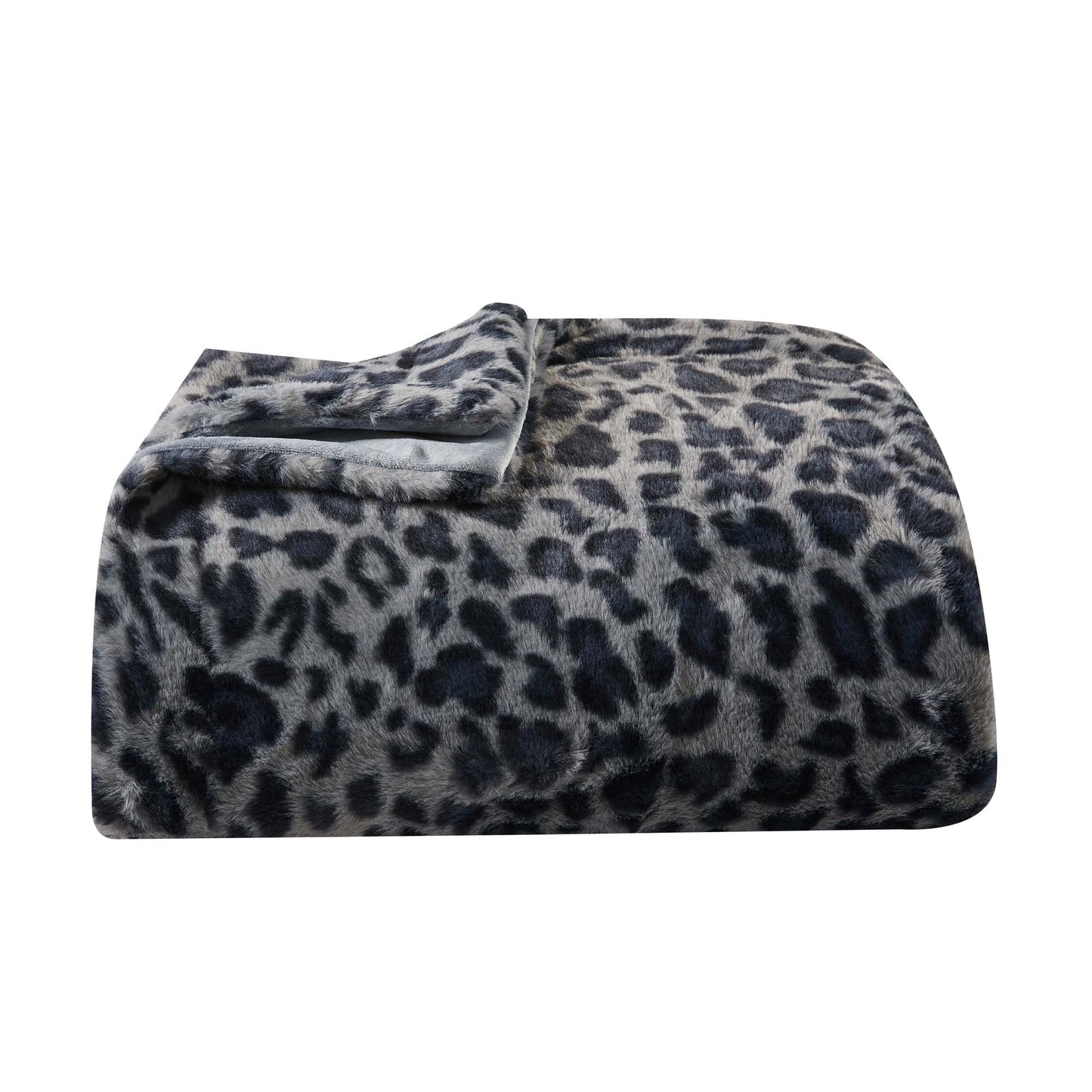 Faux Fur Printed Throw Blanket - Aaliyah Collection