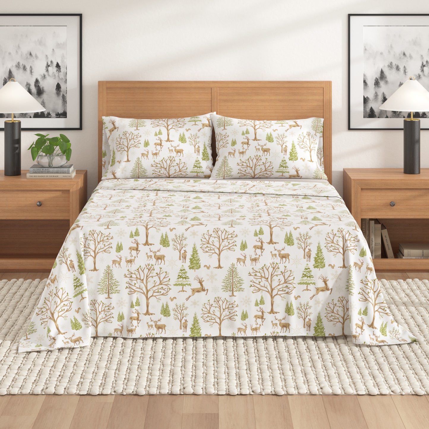 4-Piece Turkish Cotton Flannel Sheet - Lakeview Collection