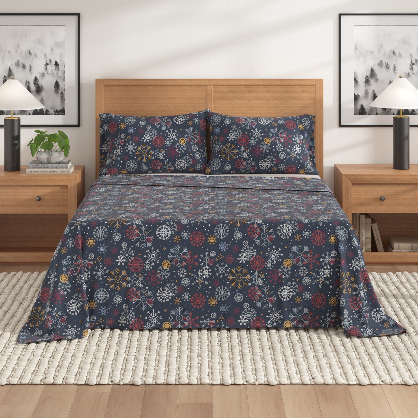 4-Piece Turkish Cotton Flannel Sheet - Lakeview Collection