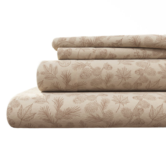 Turkish Cotton Flannel Sheet Set - Elevated Lodge Collection