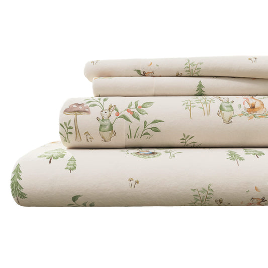 Turkish Cotton Flannel Sheet Set - Kids' Christmas Collection