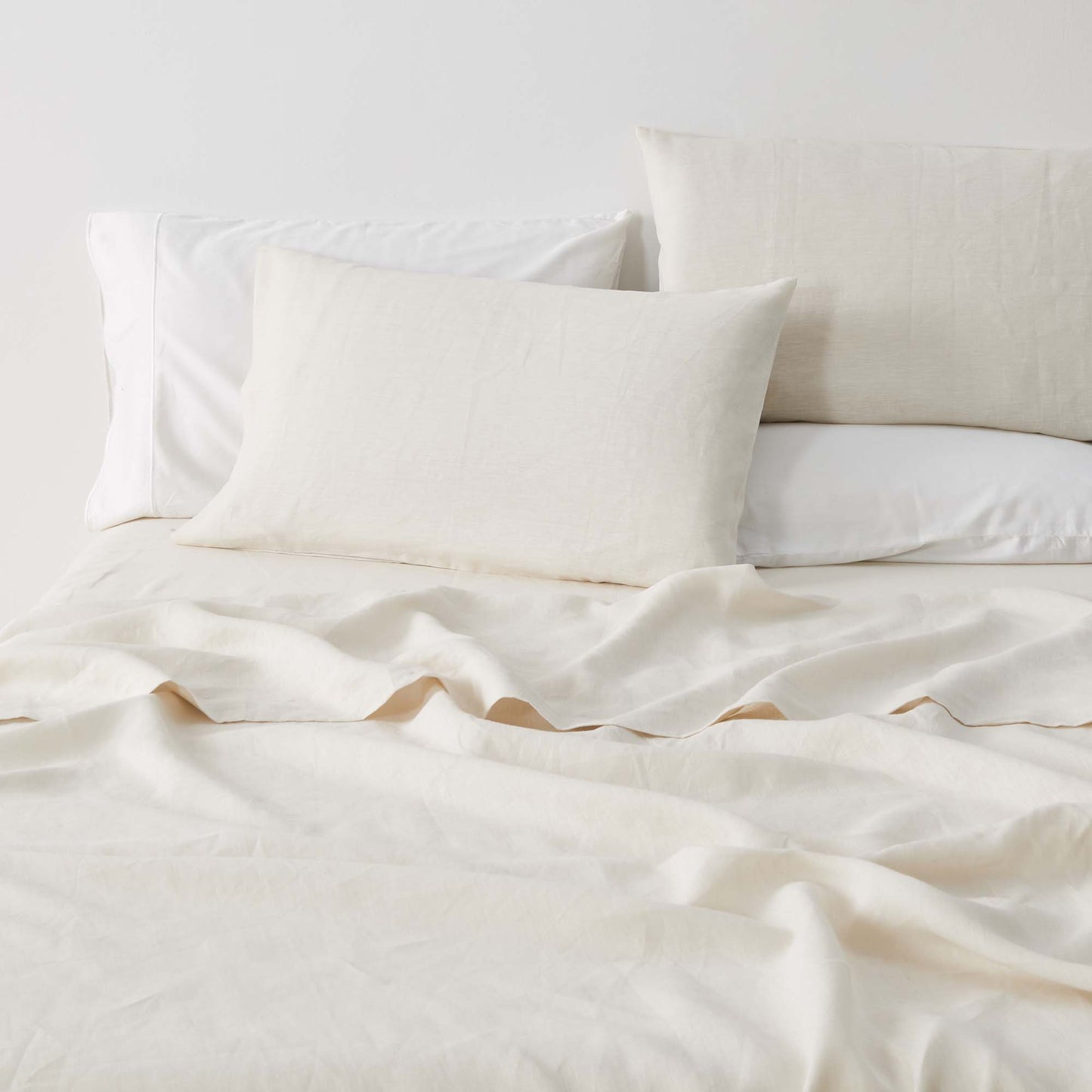 100% European Flax Linen Pillowcase Set
