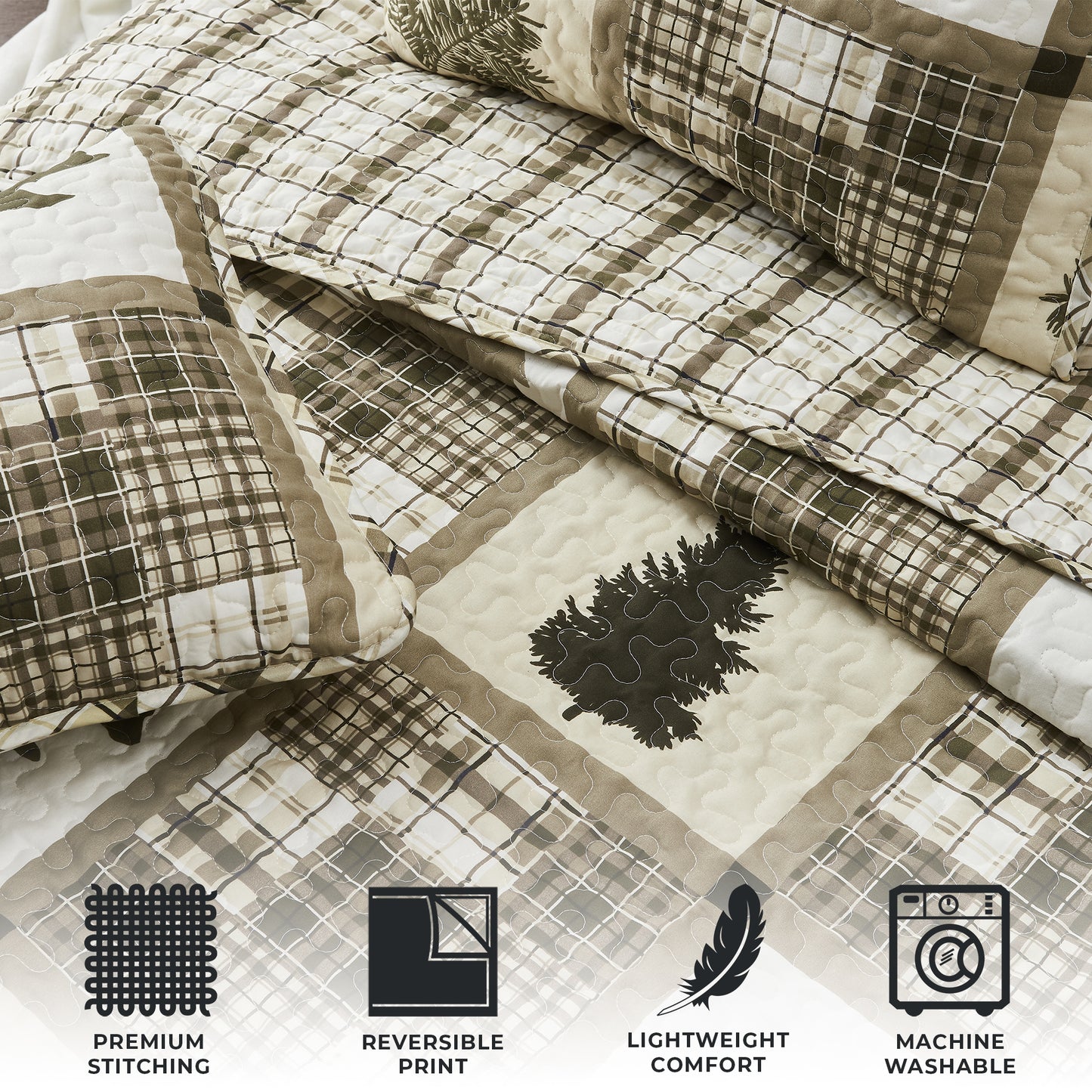 3-Piece Lodge Quilt - Stonehurst Collection