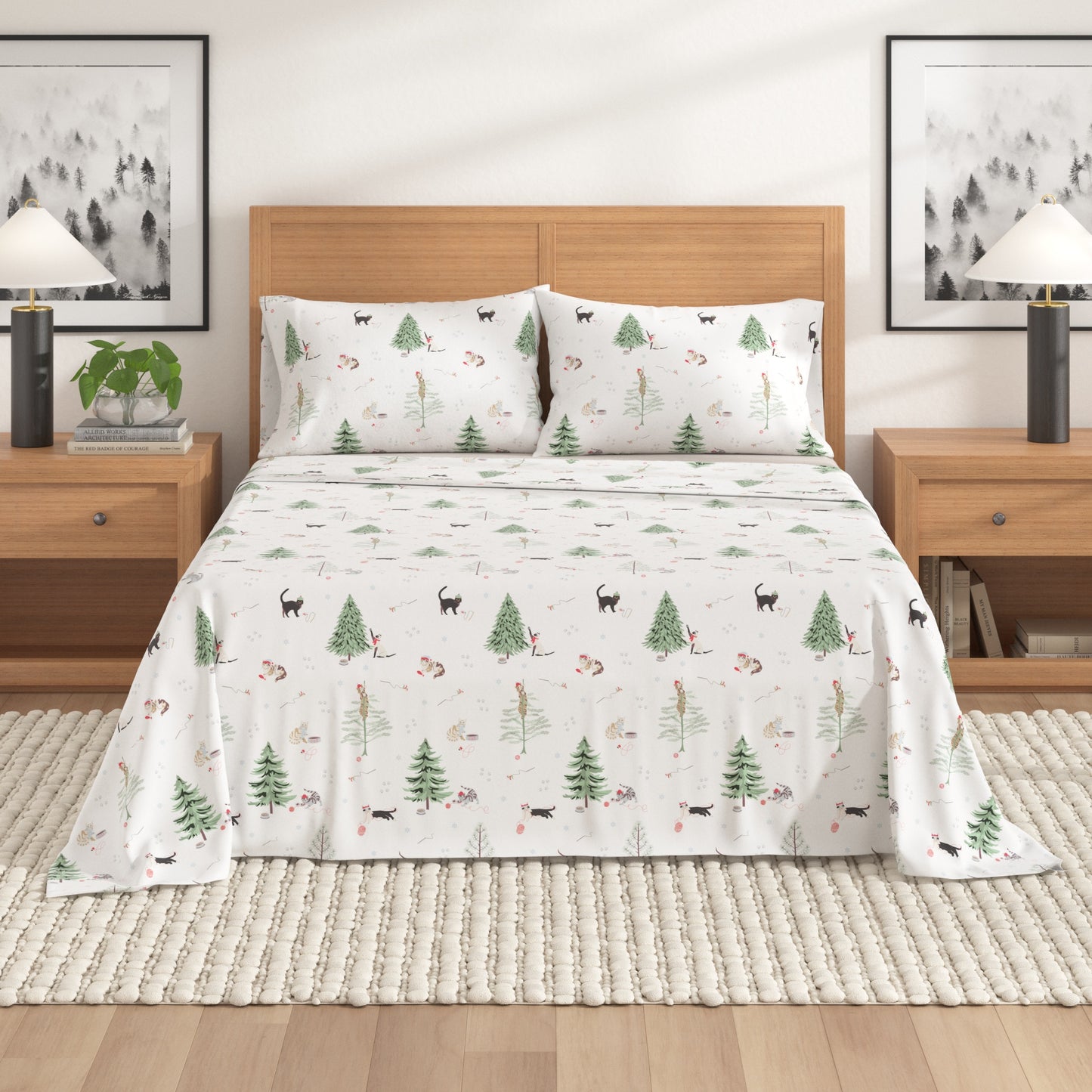 100% Turkish Cotton Flannel Sheet Sets - Boulder Collection