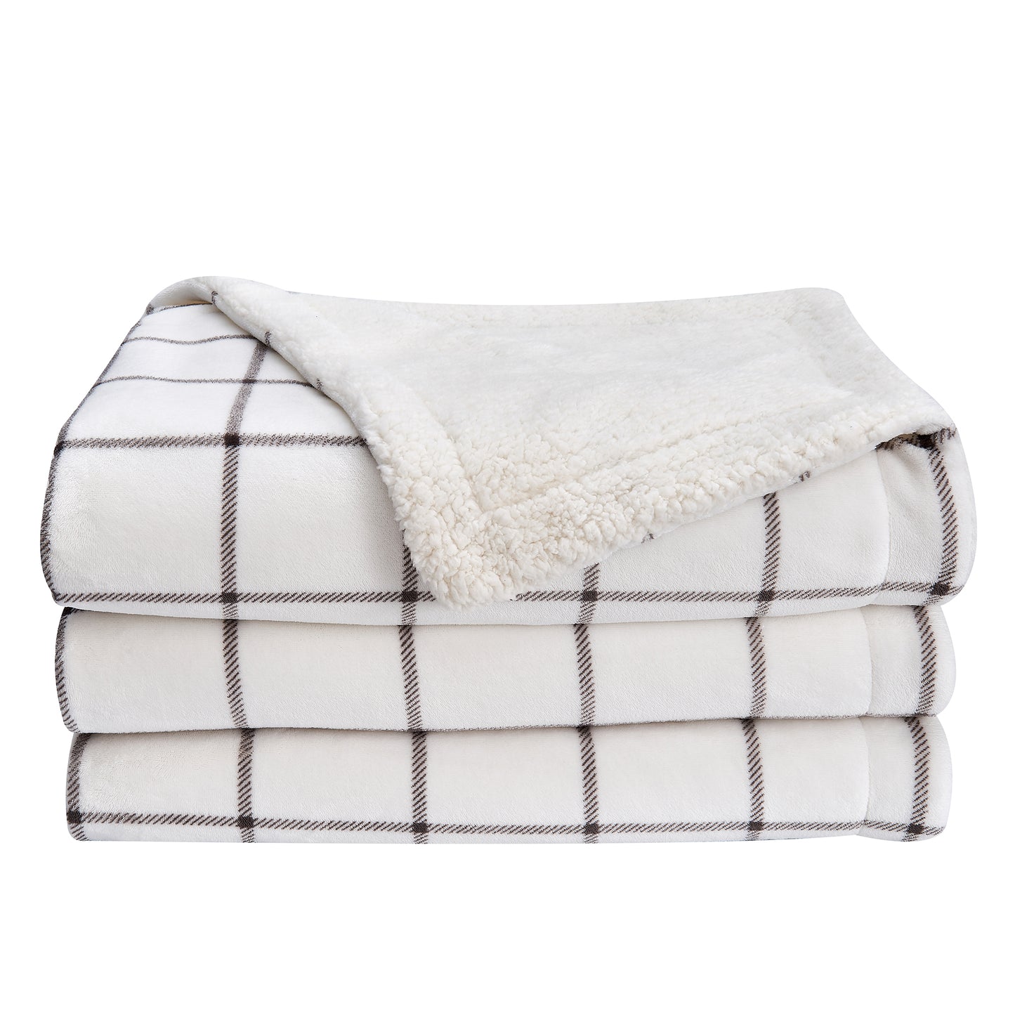 Velvet Plush Sherpa Luxury Bed Blanket