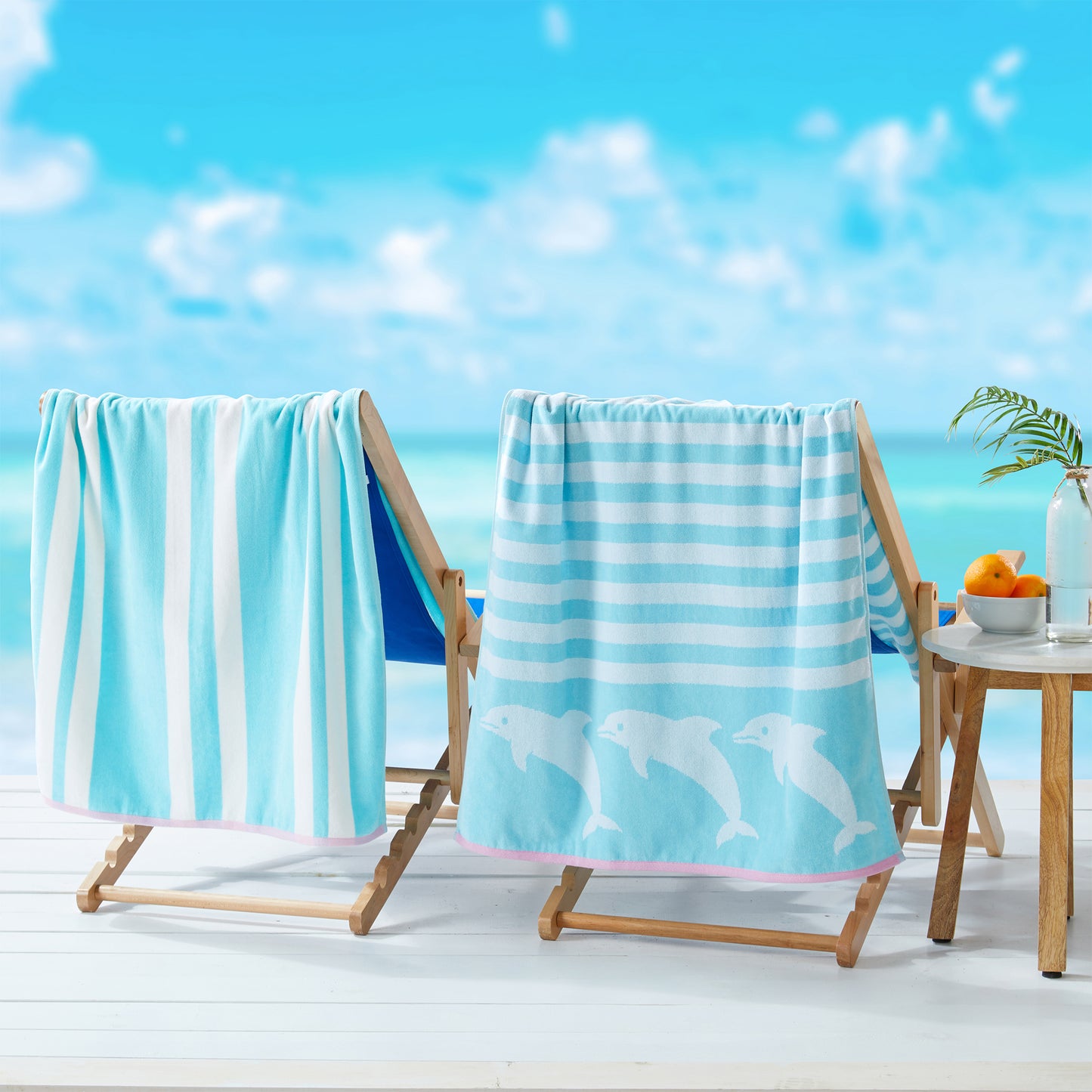 Cotton Velour Beach Towel - Maui Collection