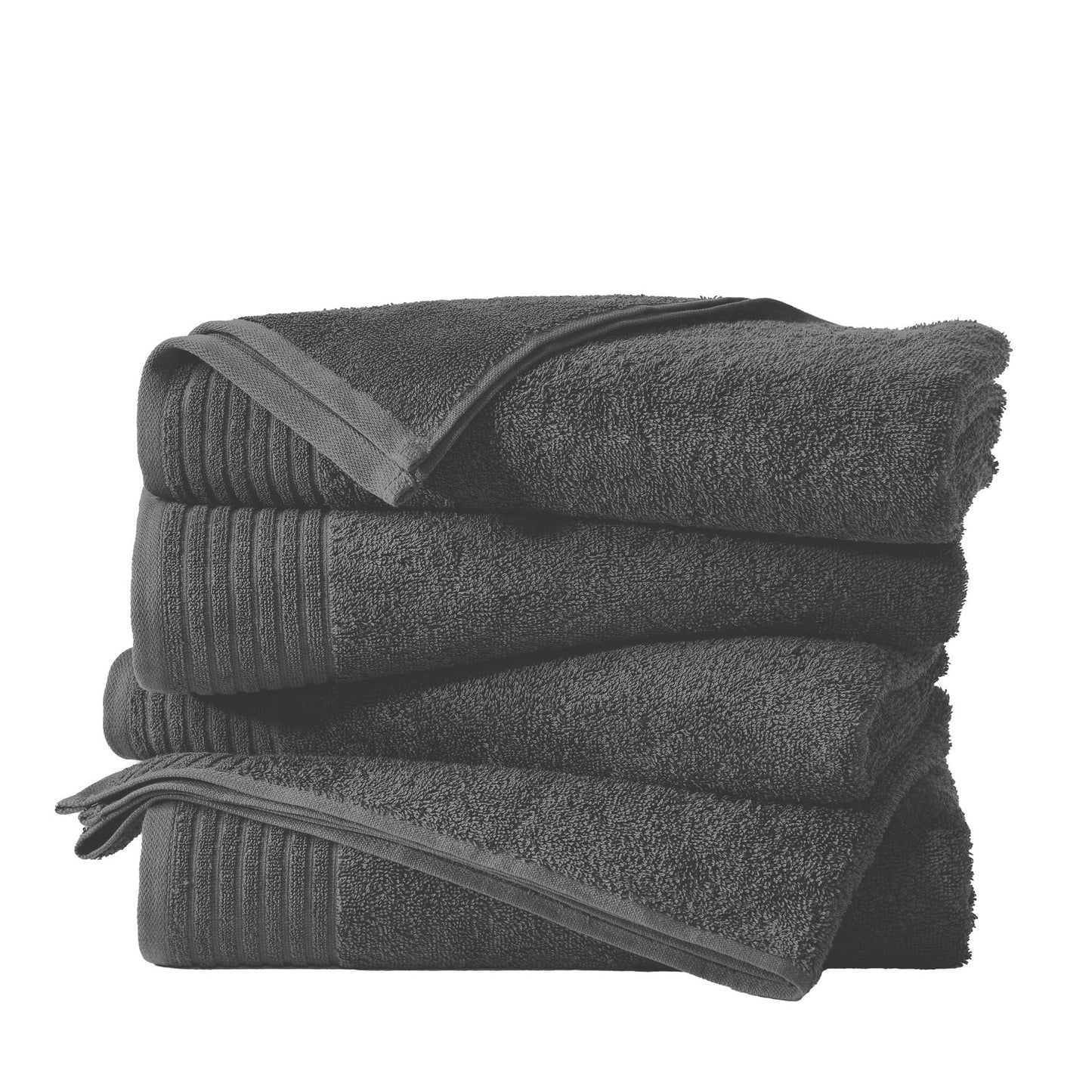 4 Pack Cotton Bath Towels - Kasper Collection
