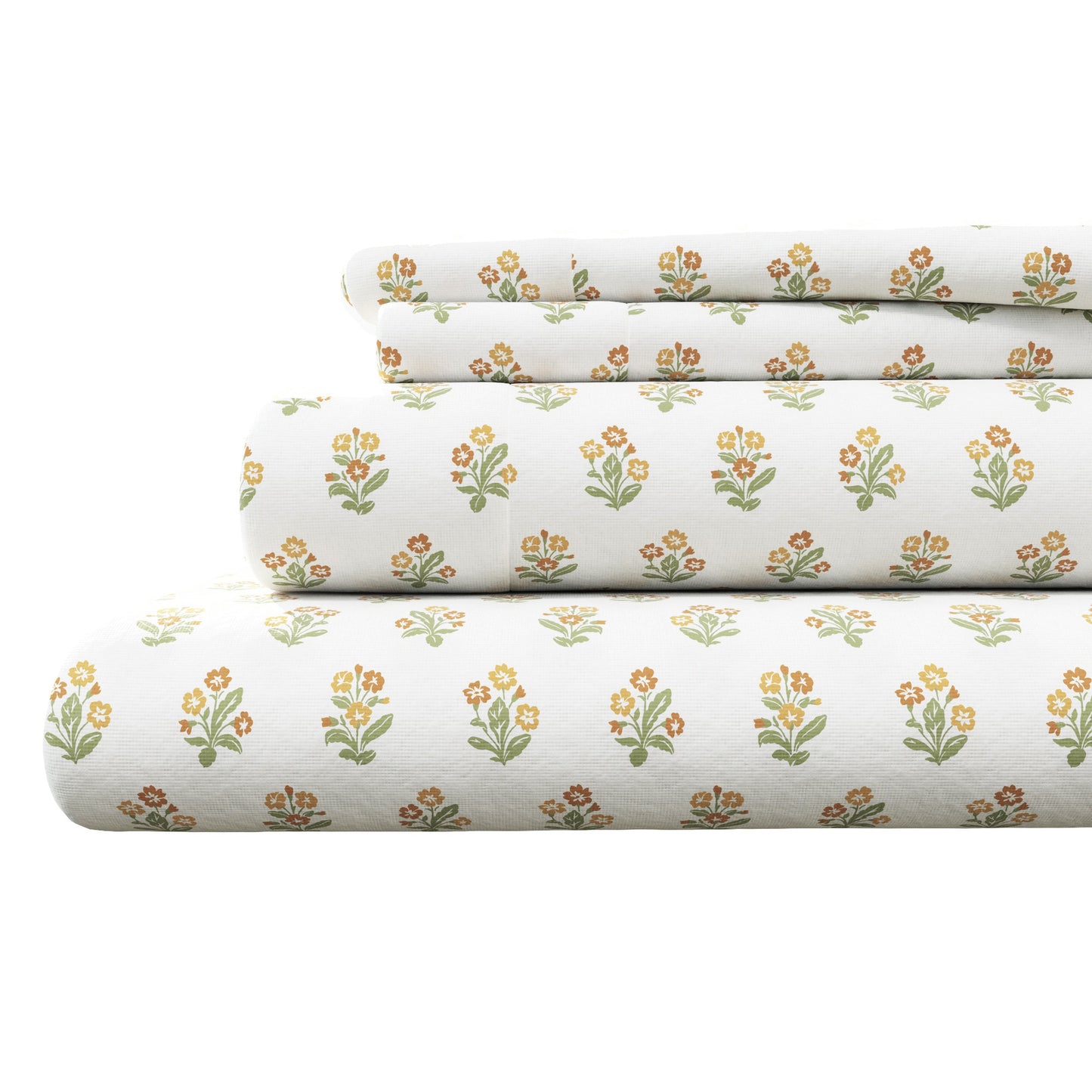 Turkish Cotton Flannel Sheet Set - Winter Floral Collection