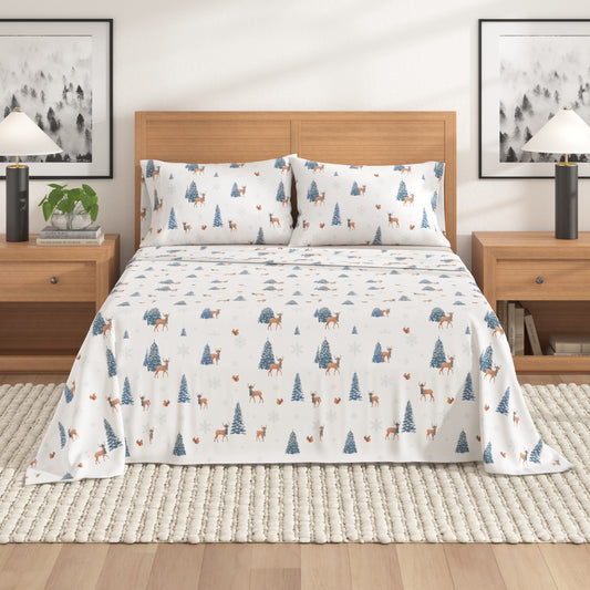 4-Piece Turkish Cotton Flannel Sheet - Whittaker Collection