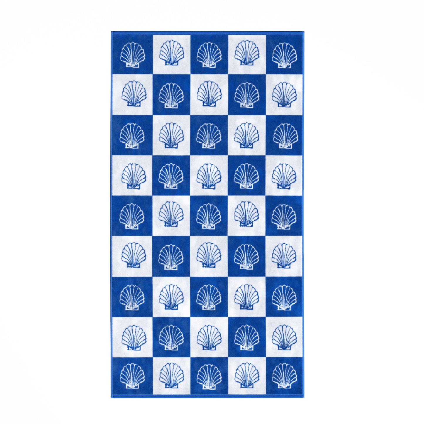 Oversized Retro Printed Beach Towel - St. Barts Collection