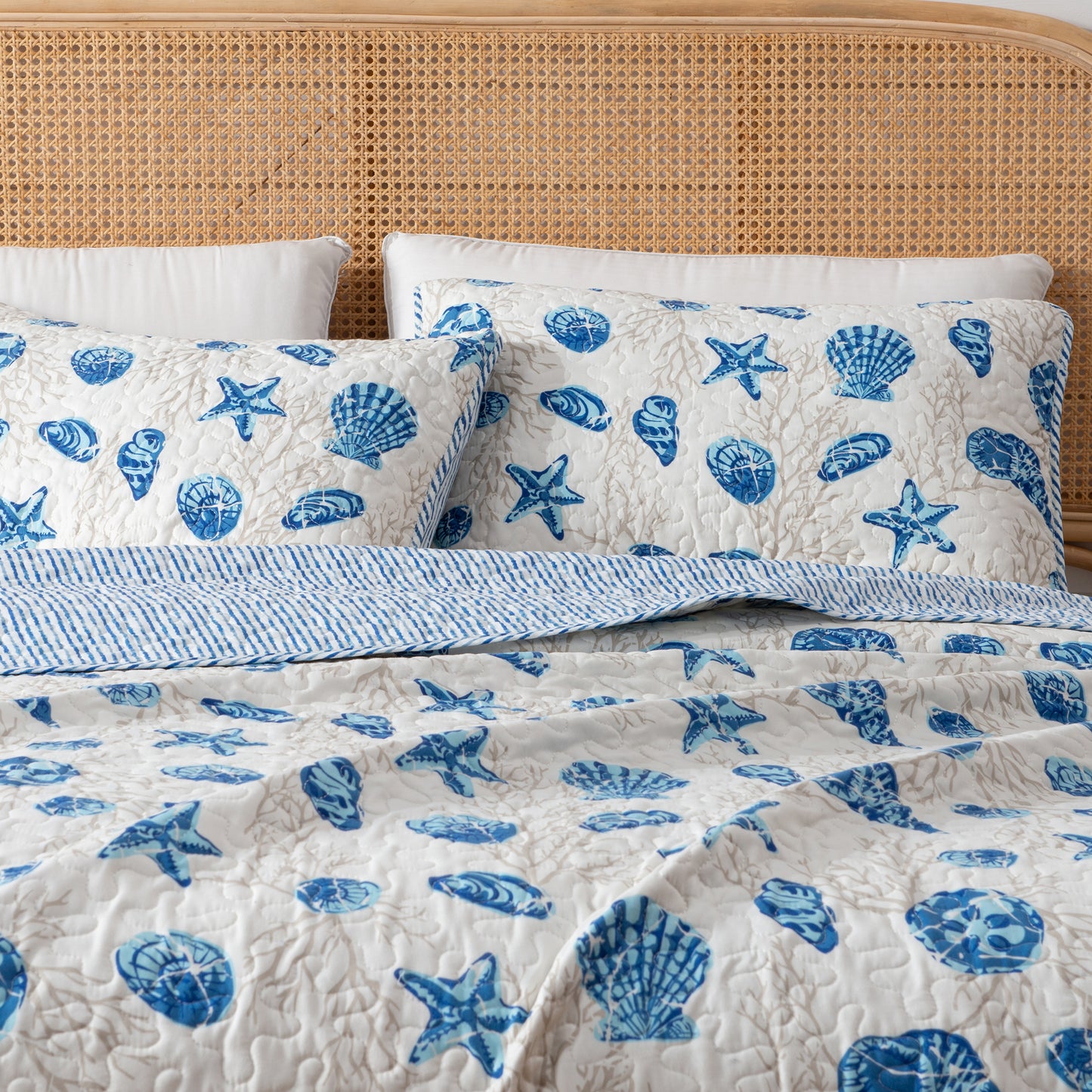 3-Piece Coastal Quilt Set Bali Collection