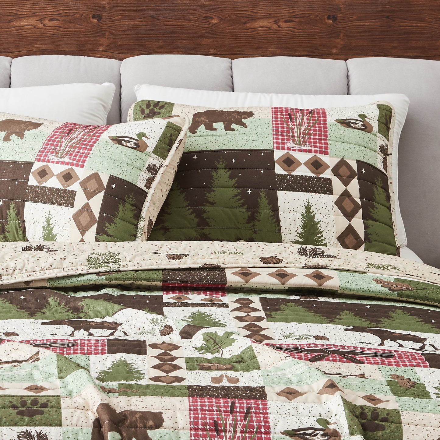 Wilder Collection 3 Piece Lodge Quilt Set
