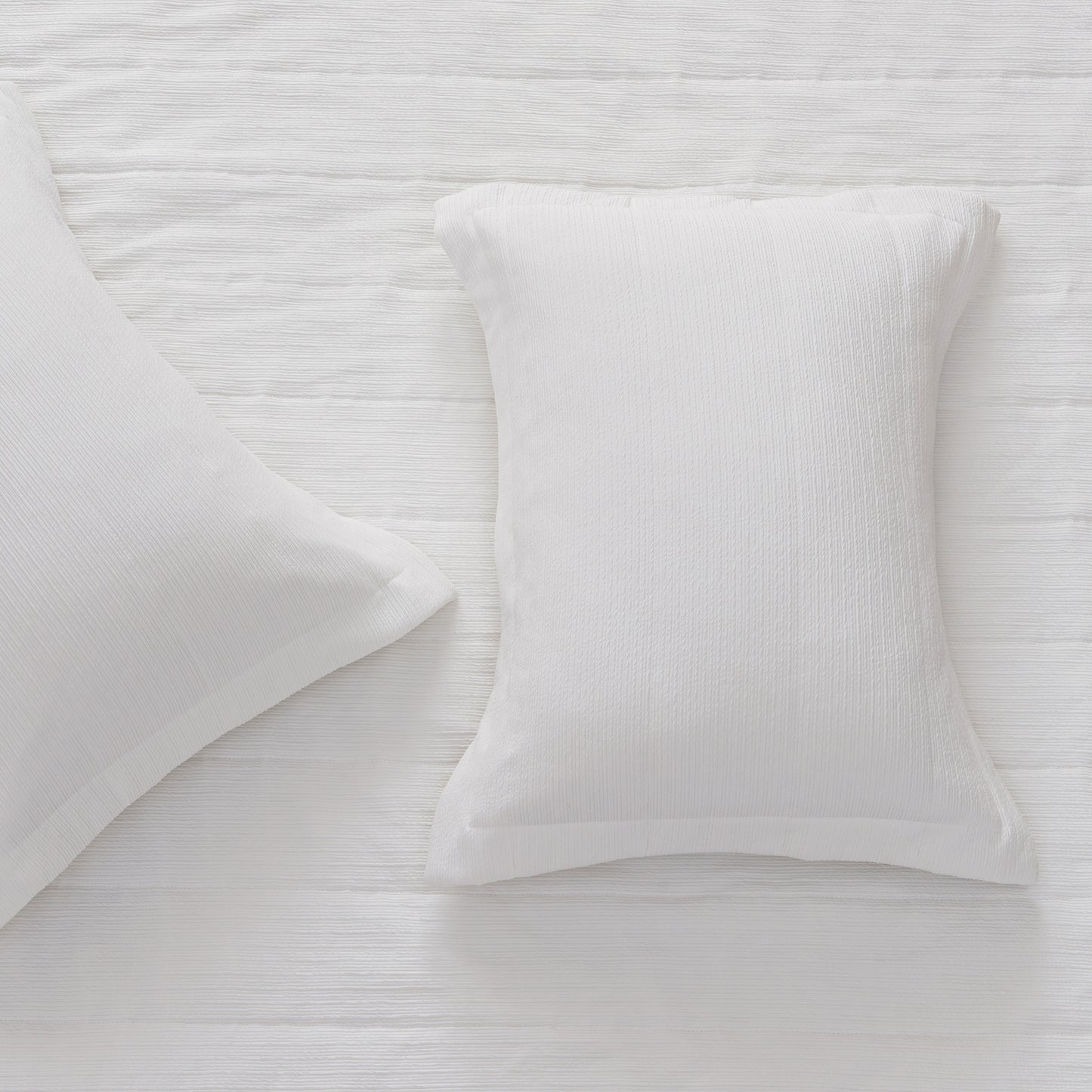 3 Piece Textured Striped Quilt Set - Ellie Collection